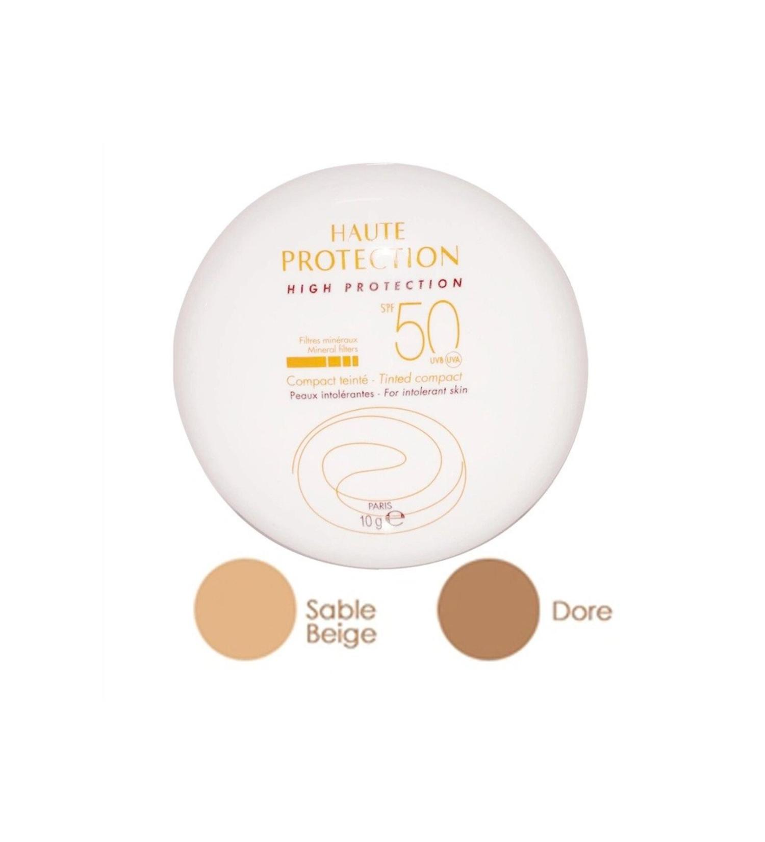 Avene Avene SPF 50 Tinted Sunscreen Compact Cream Foundation 10 gr - Sable Beige For Light Skin