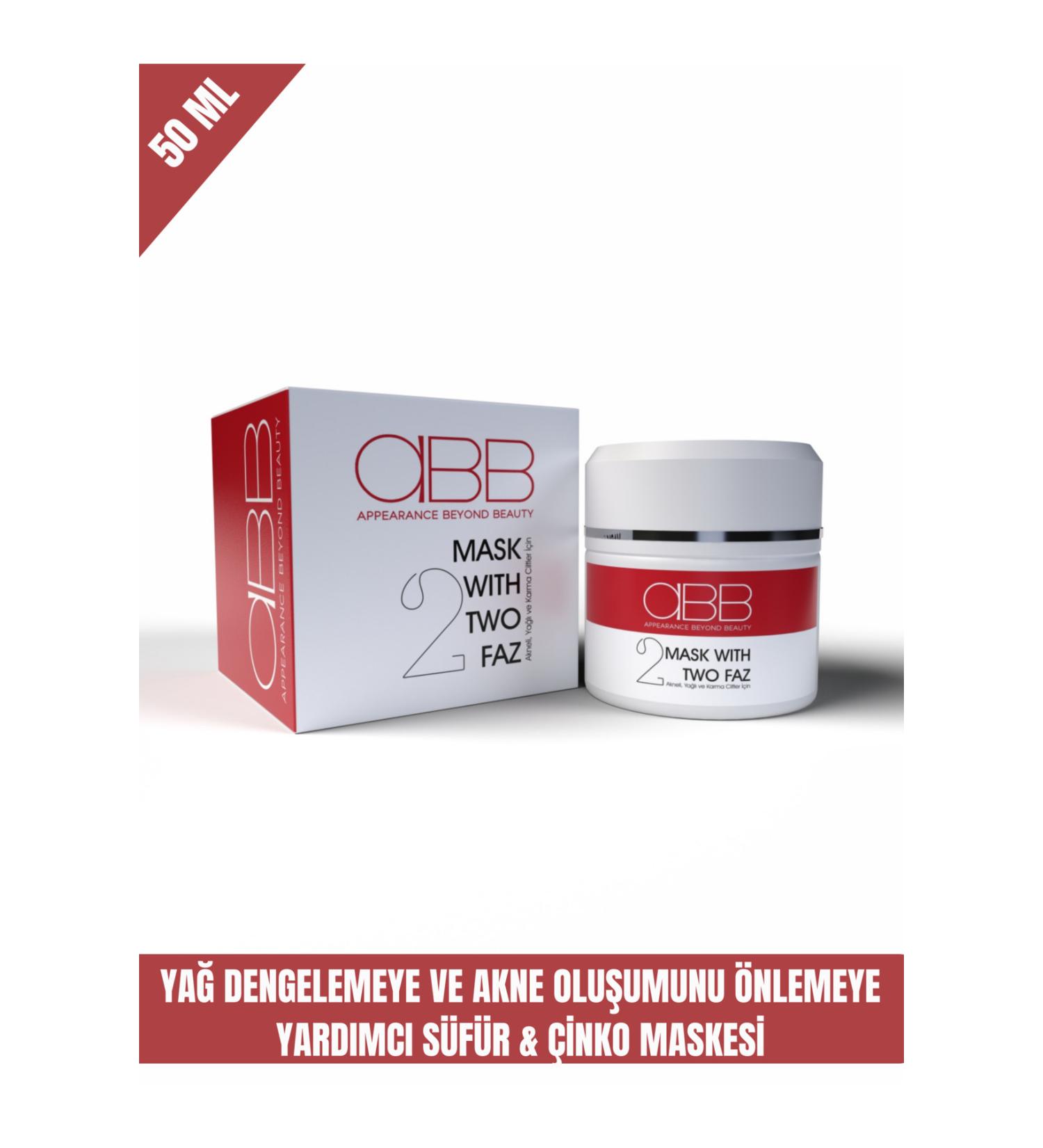 ABB Acne Prevention Care Mask with Sulfur and Zinc - Mask With Two Phases (50ML) - Buy Online on GoSupps.com