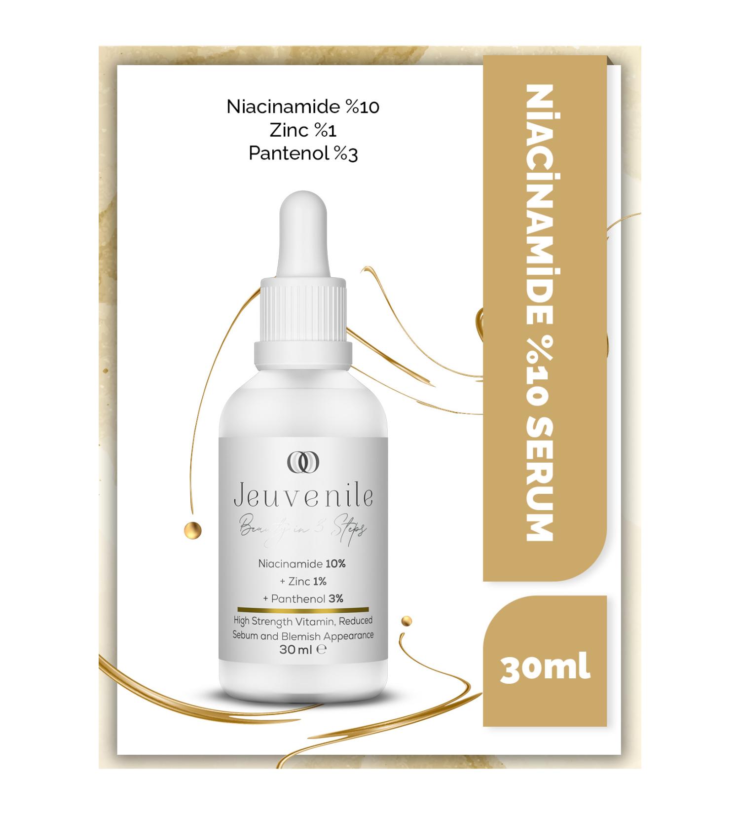 Jeuvenile Niacinamide Serum - Skin Oil Balancer and Anti-Blemish (Niacinamide Zinc Panthenol)