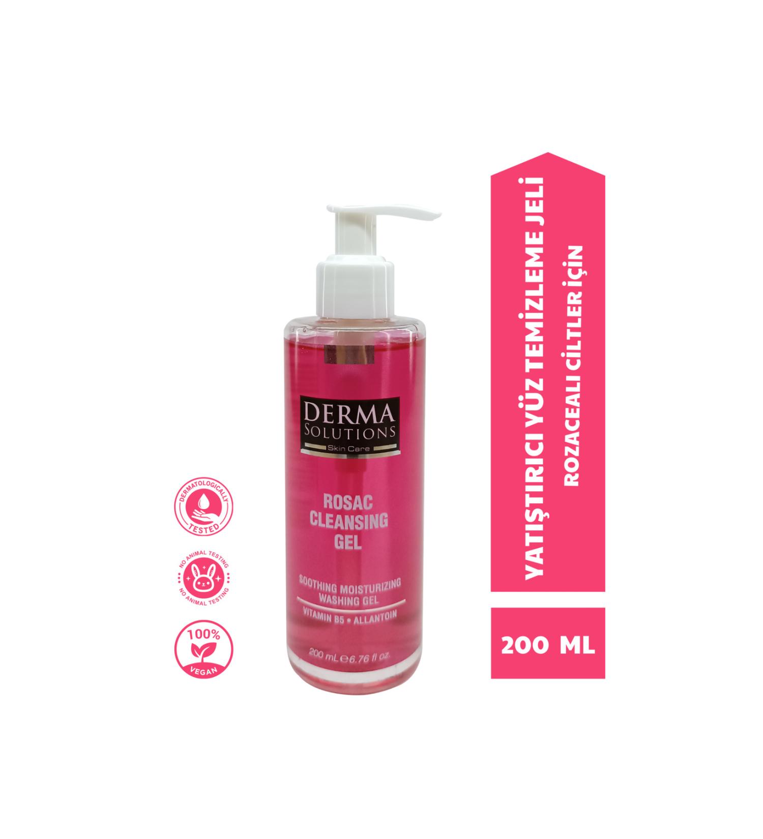 DermaSolutions Derma Solutions Rosac Cleansing Gel - Soothing Facial Cleansing Gel for Rosacea Skin