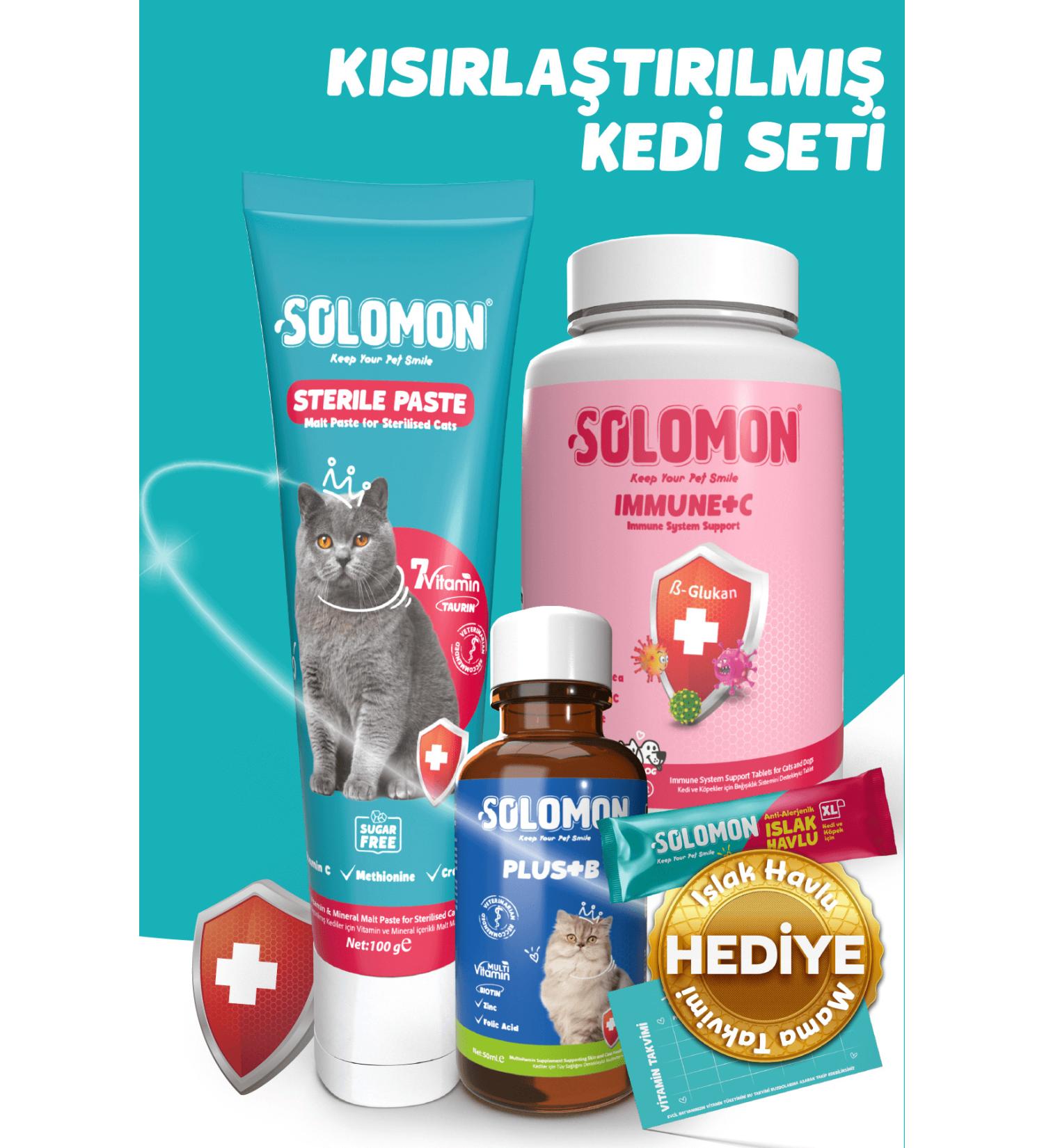 Solomon Neutered Cat Kit (sterile Paste & Plus B & Immune C) - Buy Online on GoSupps.com