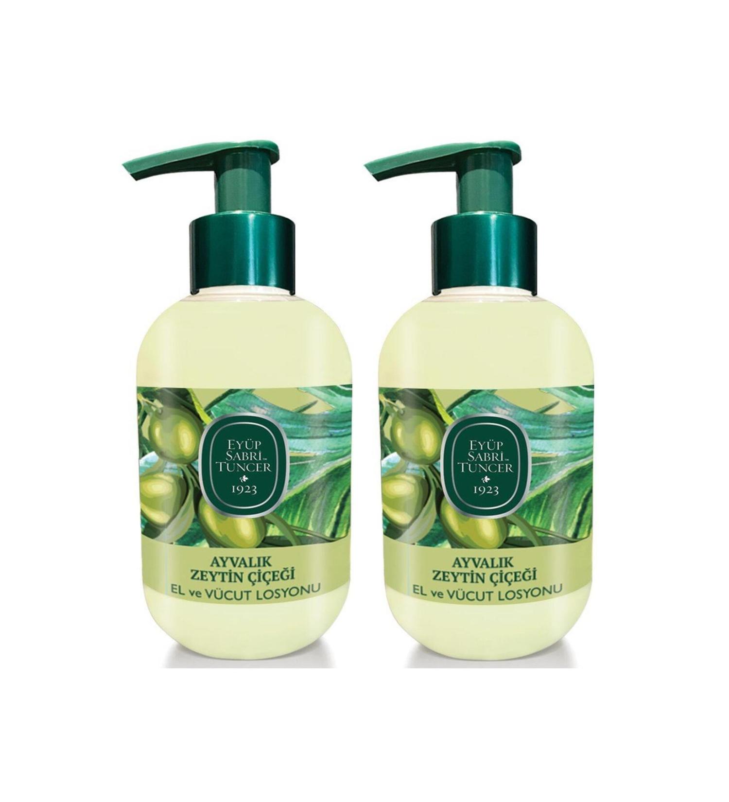 Ey p Sabri Tuncer Ayval k Olive Blossom Hand and Body Lotion 280 ml 2 Pieces