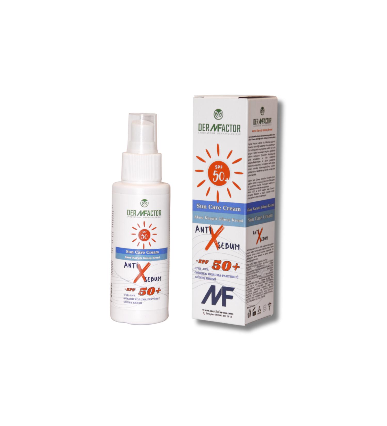 DERMFACTOR Anti X Sebum Anti Acne Sun Cream 100 ml - Buy Online on GoSupps.com