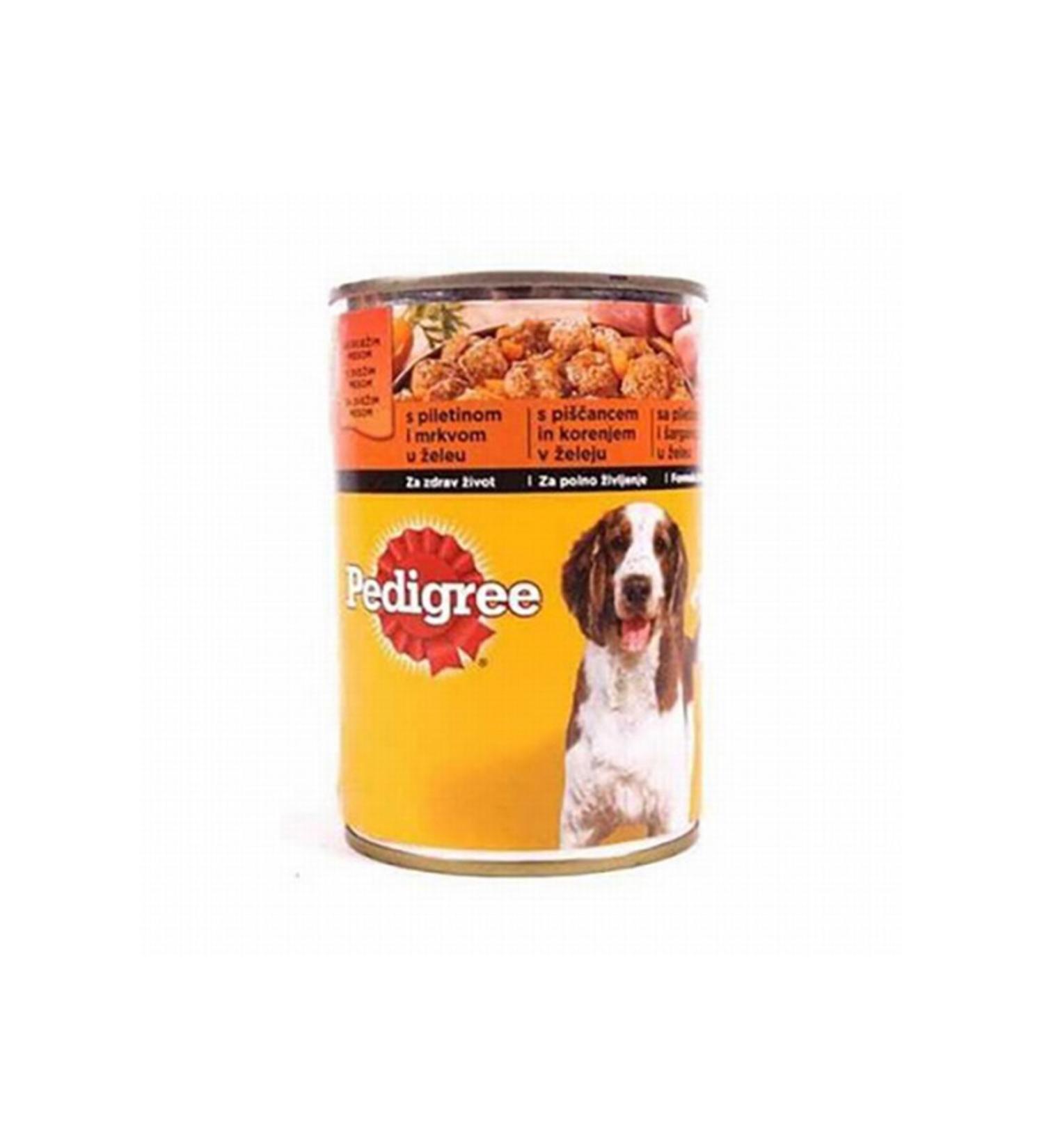 Pedigree Chicken and Carrot Adult Dog Canned Food 6x400 gr