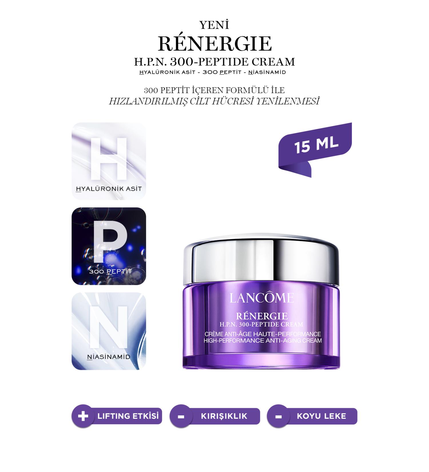 Lancome R nergie Hpn 300-peptide Cream Hyaluronic Acid 300-peptide Niacinamide 15 ml 3614273923965 - Buy Online on GoSupps.com