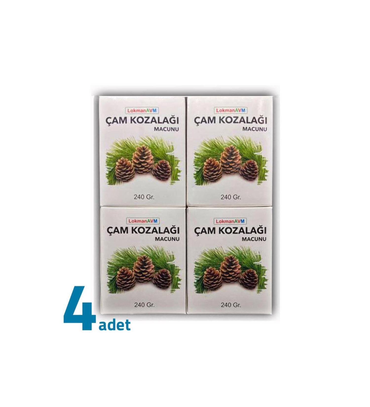 LokmanAVM Pine Cone Paste Pure Honey Pine Cone Resin Paste 240GR X 4 PCS