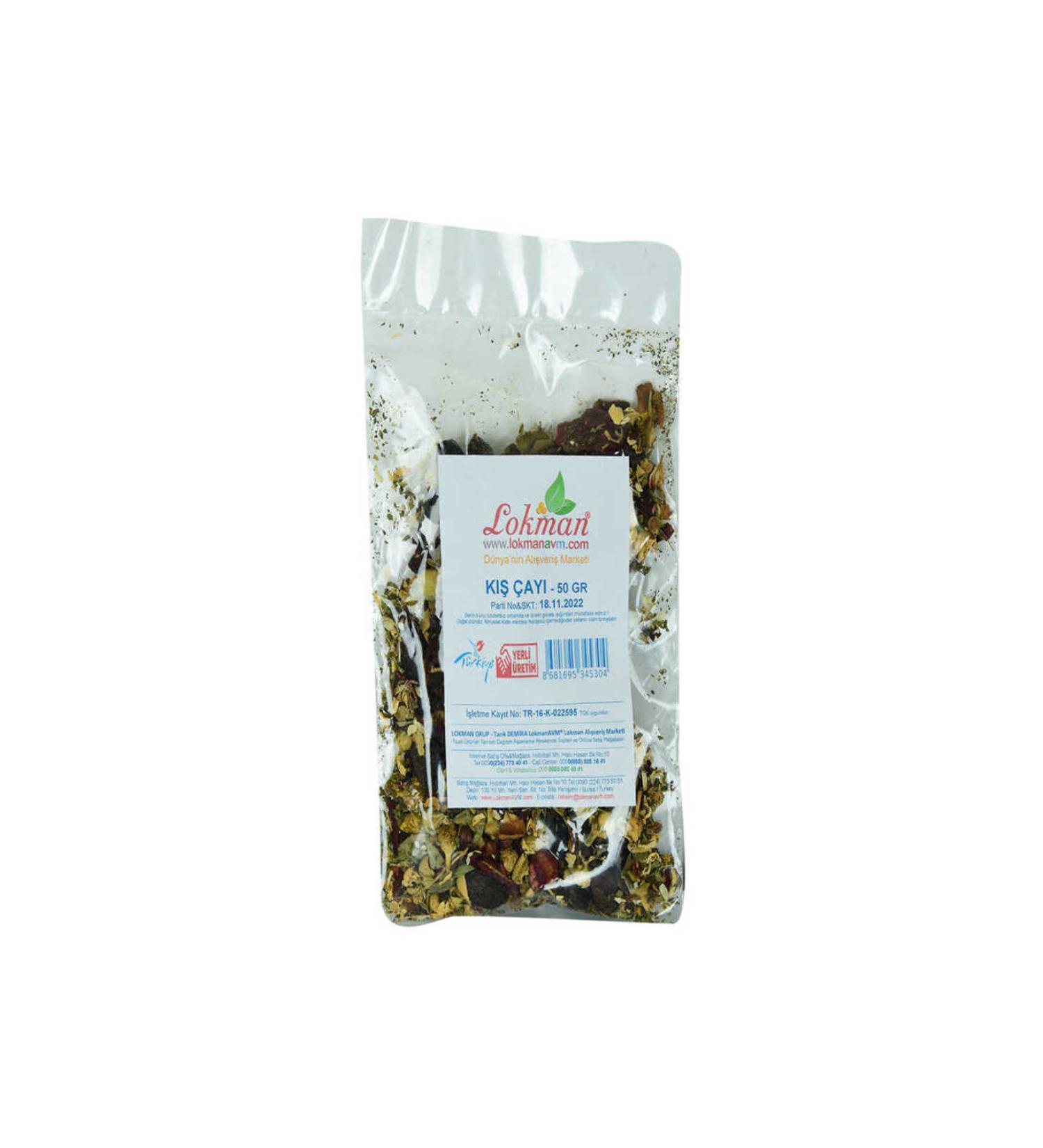 Herbal Mixed Ottoman Tea Winter Tea 50 Gr Package