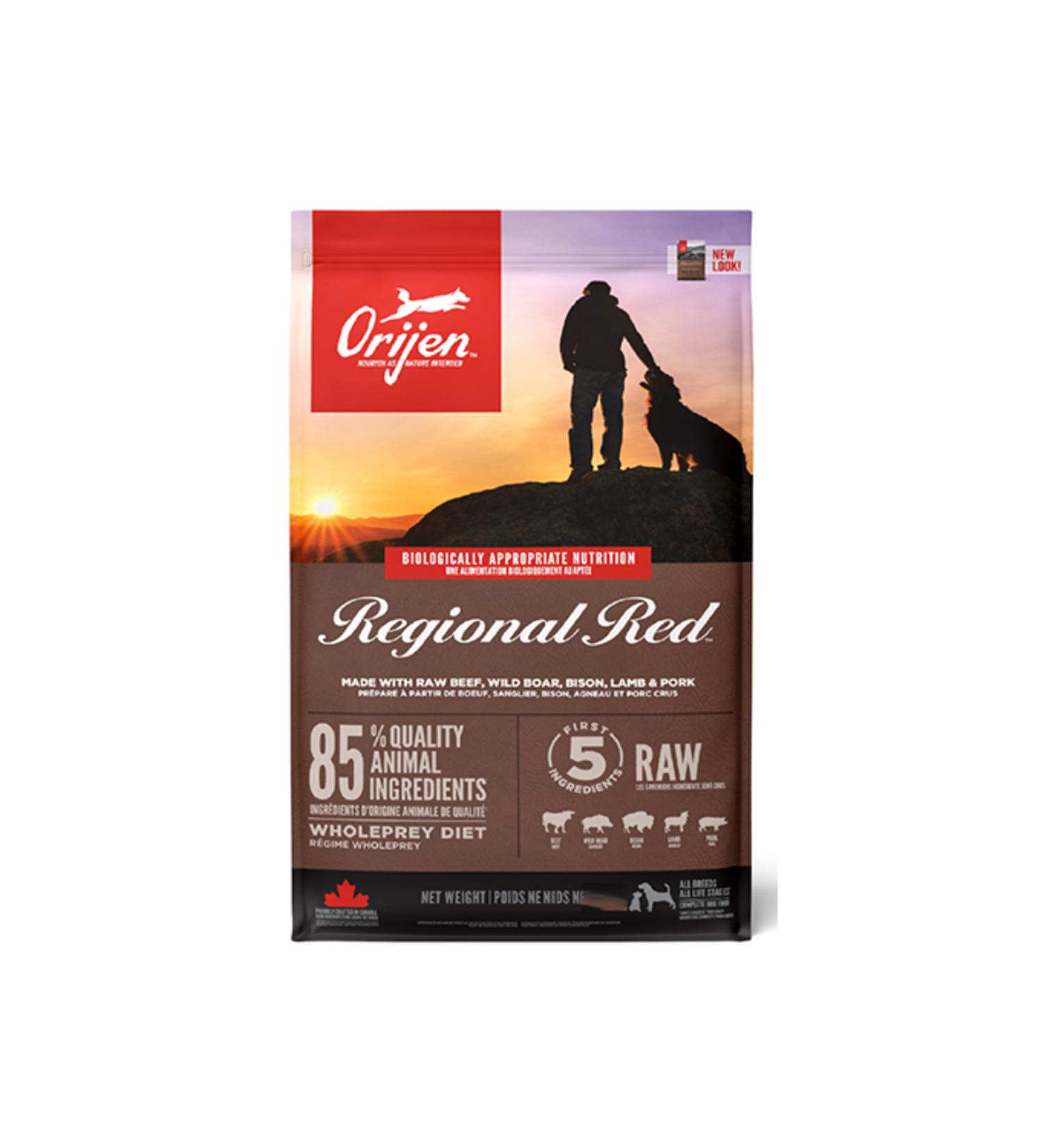 Orijen Regional Red Dog Food All Breeds and Life Stages 11.4 Kg