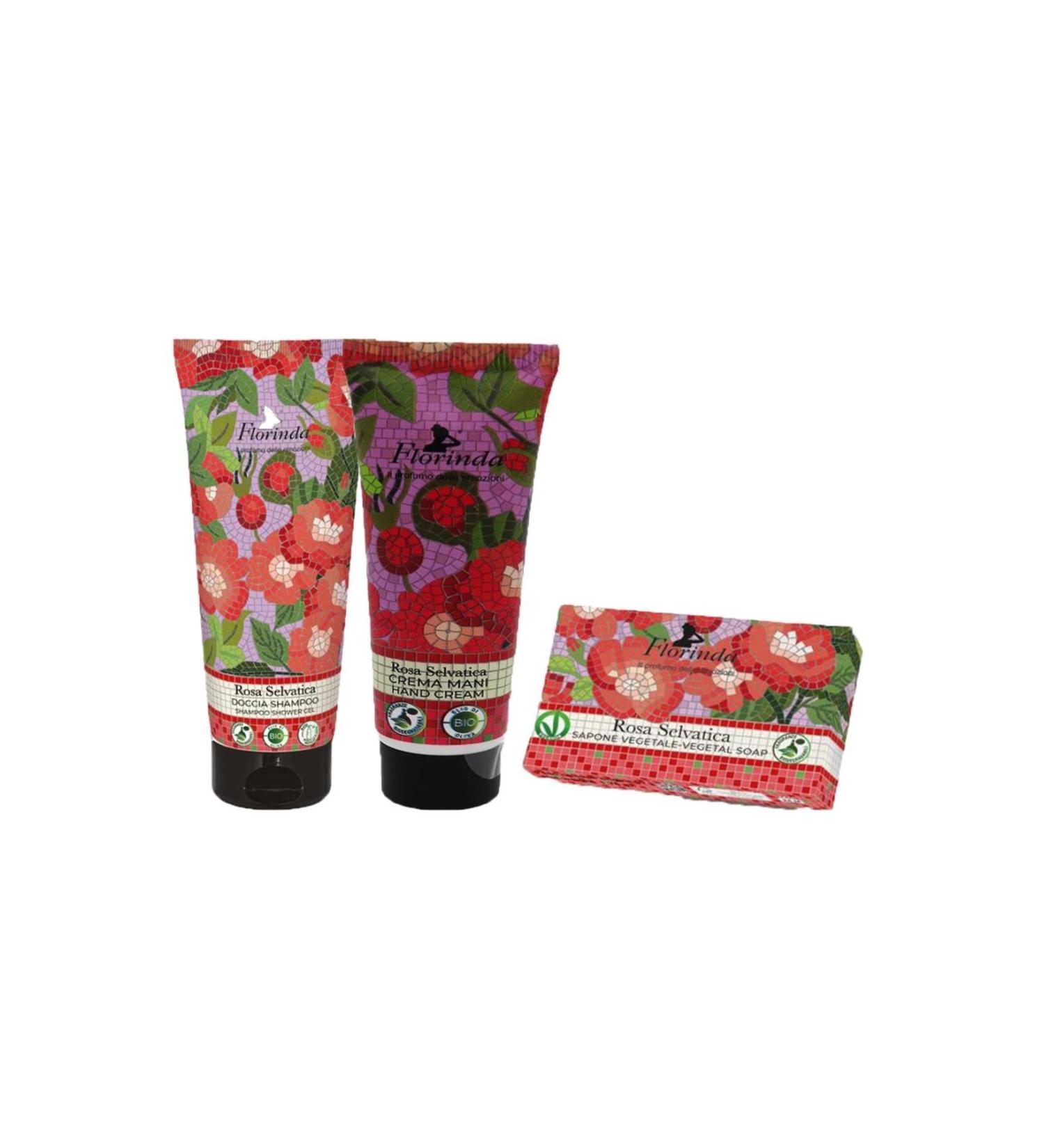 Florinda Rosa Selvatica Rose Flavored Set of 3
