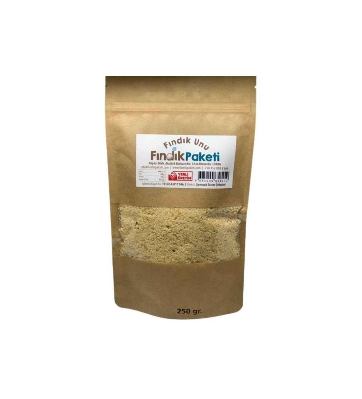 Hazelnut Flour 250gr 1st quality 0 Pure Natural Additive-Free Gluten-Free Ground Doypack Real Hazelnut Flour Powder