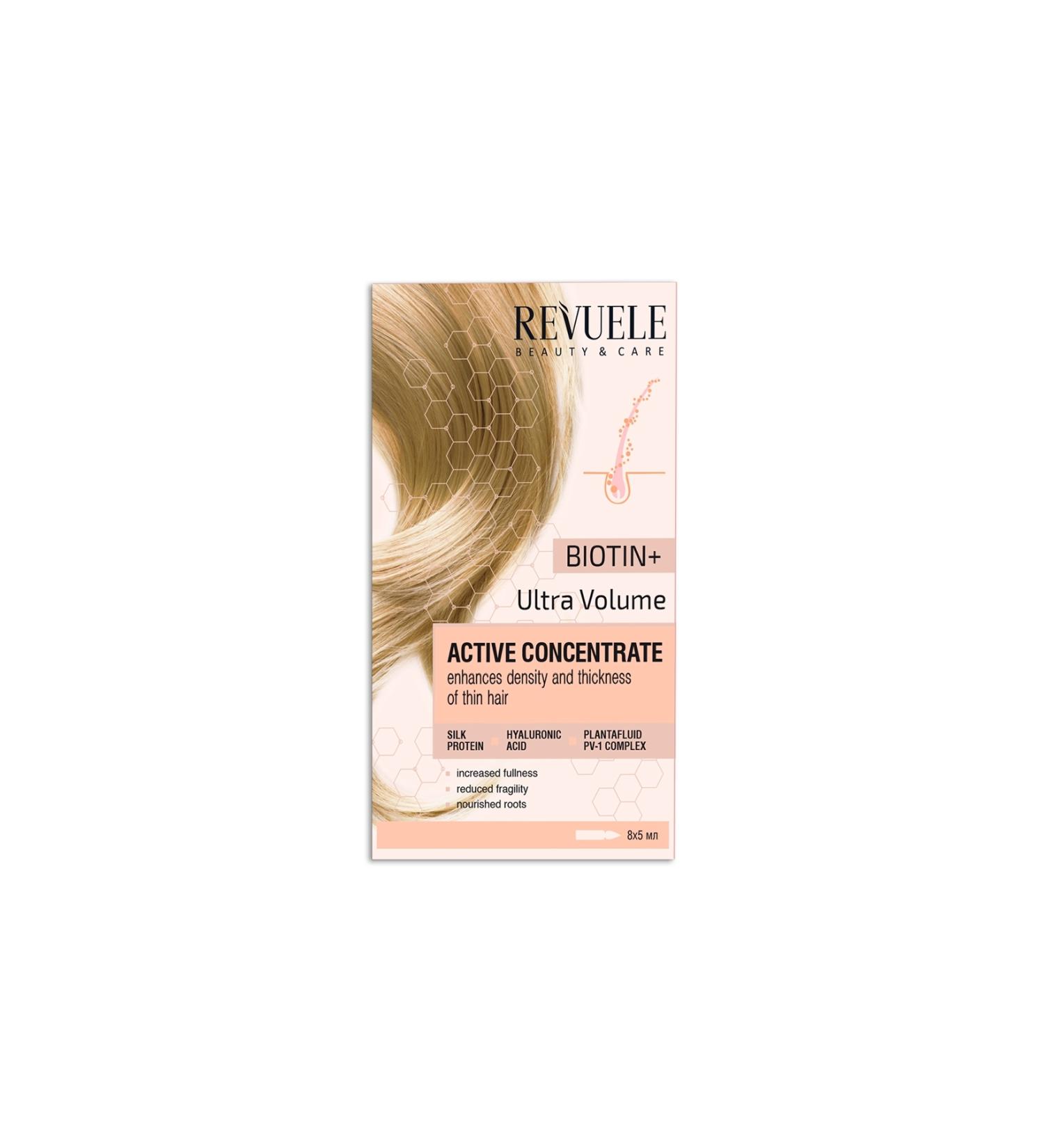Revuele Hair Ampoule - Biotin And Volume 8*5 Ml
