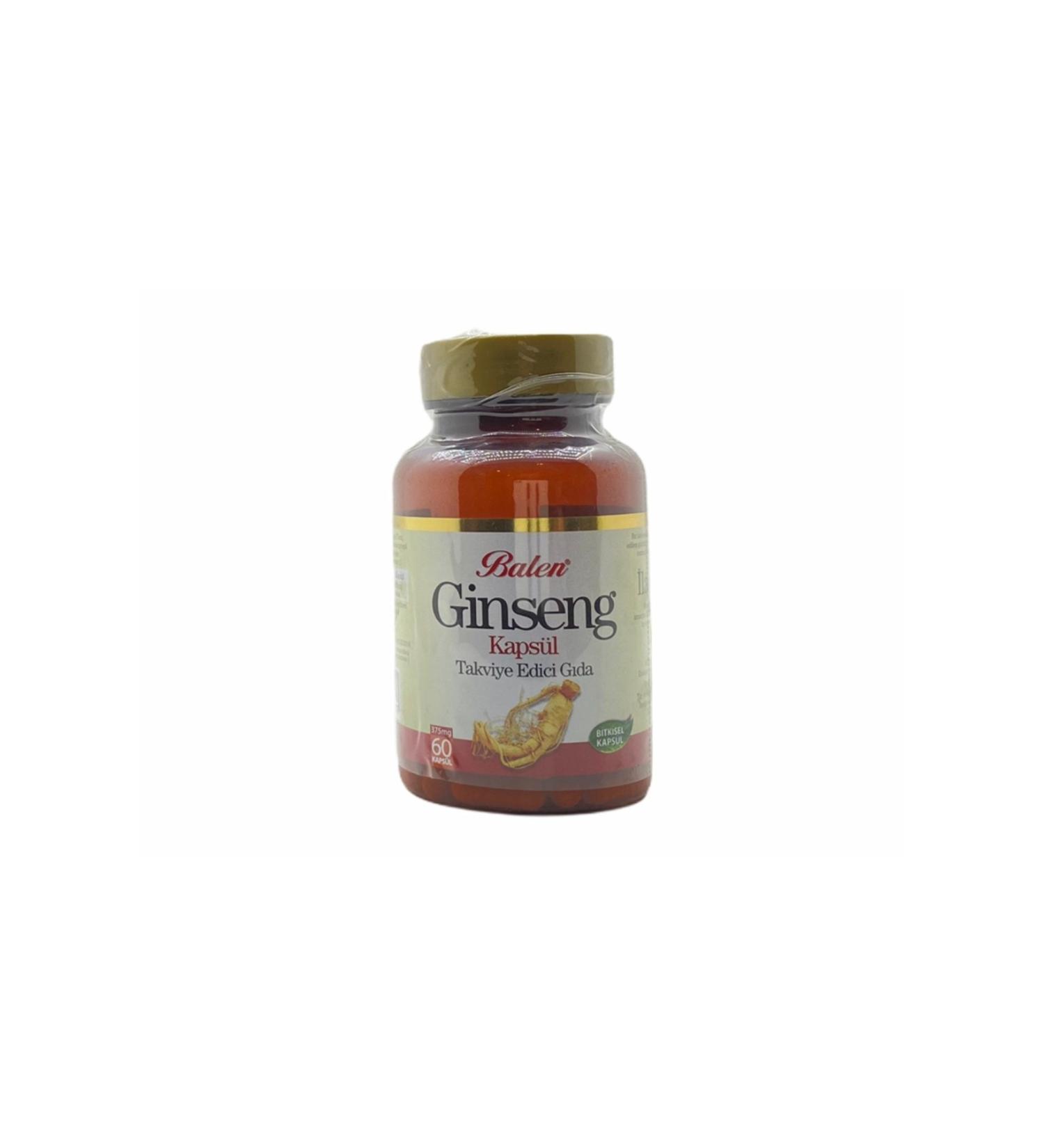 Balen Ginseng Capsule 375 mg 60 Capsules