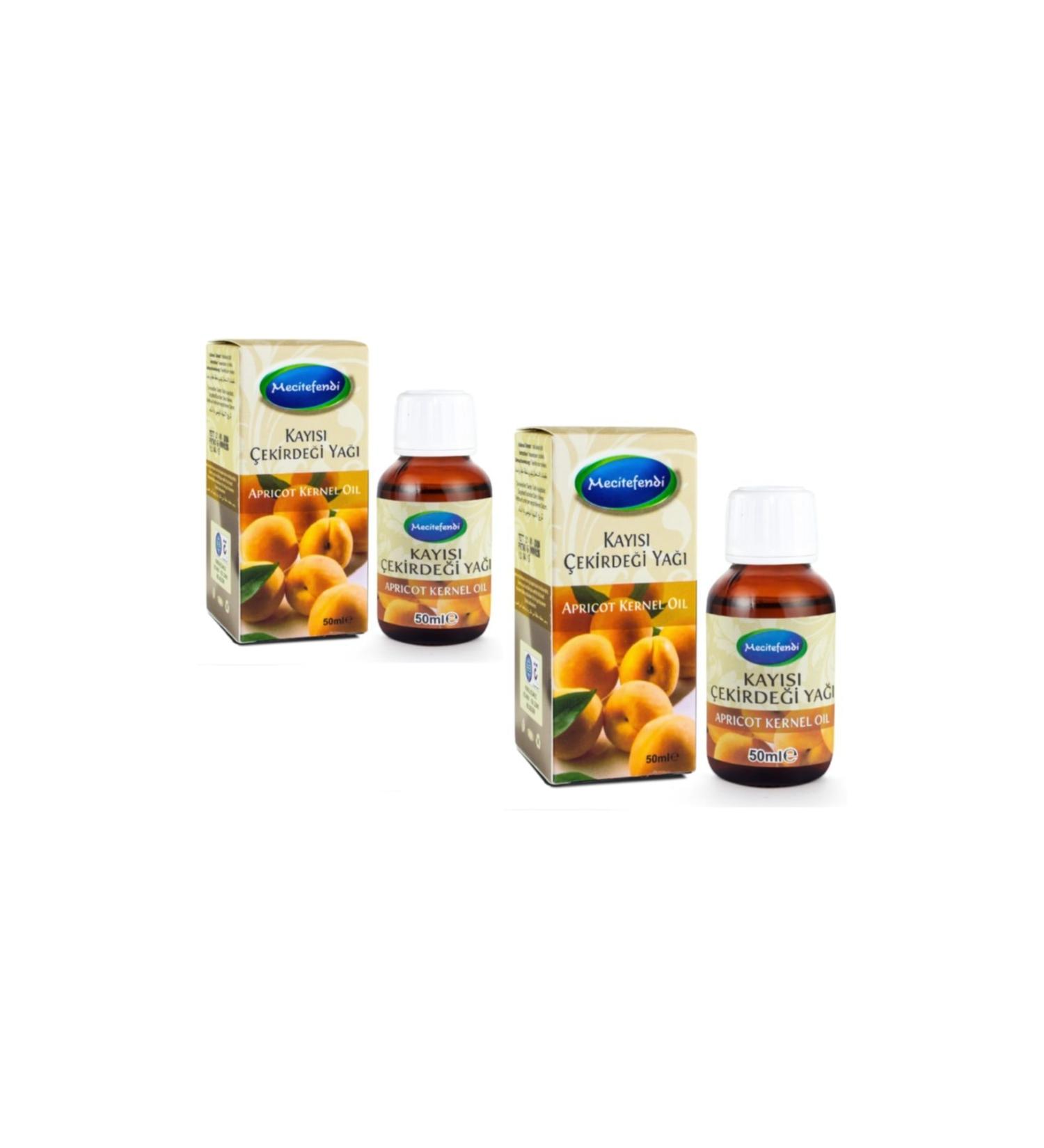 Mecit Efendi 2 Pieces Mecitefendi Apricot Kernel Oil 2x50 ml