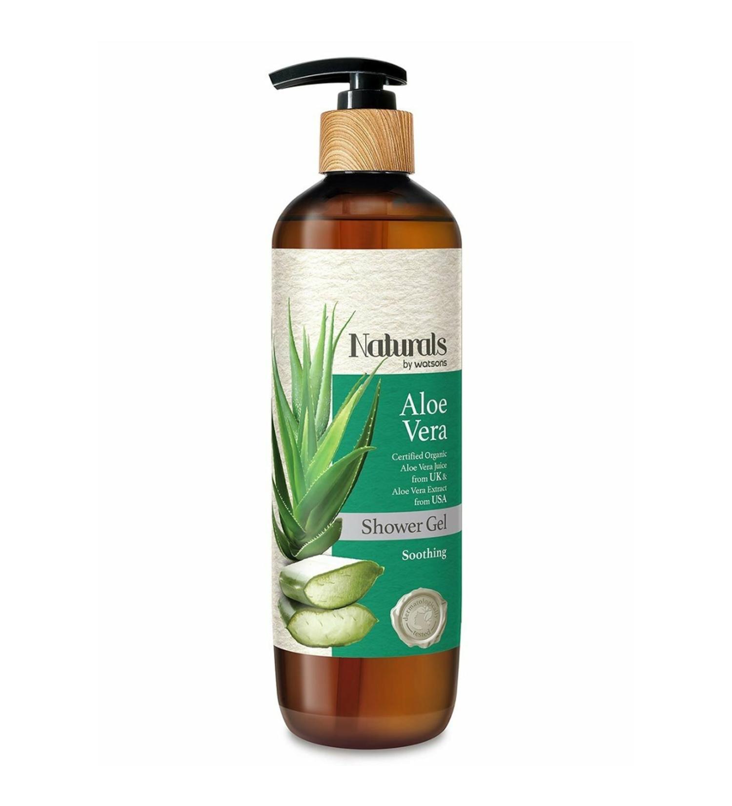 Naturals By Watsons Aloe Vera Shower Gel 490 ml 4894532796410