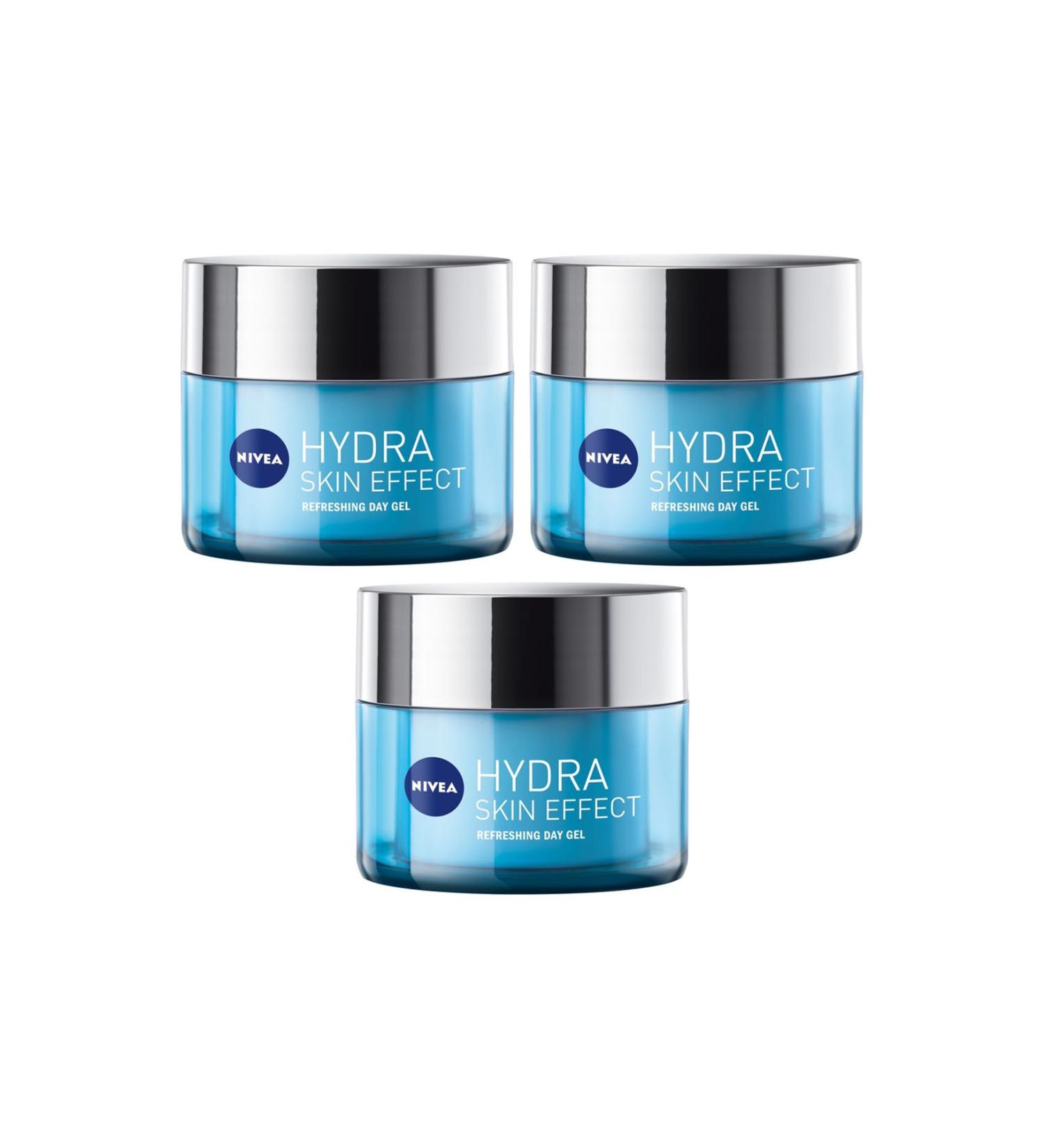 NIVEA Hydra Skin Effect Gel Cream 50 Ml X 3 Pieces - Buy Online on GoSupps.com