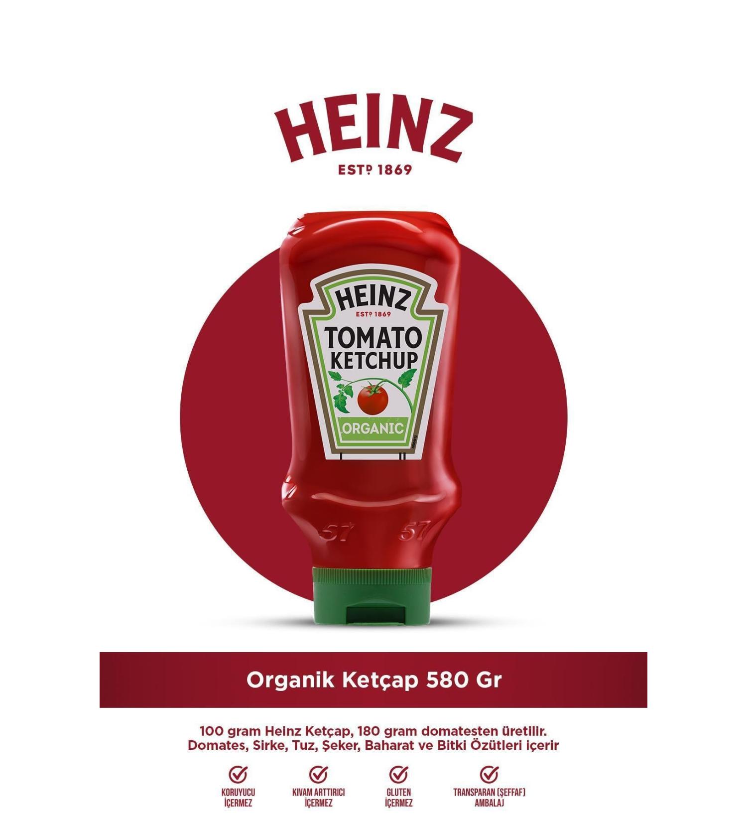 Heinz Organic Ketchup 580 Gr