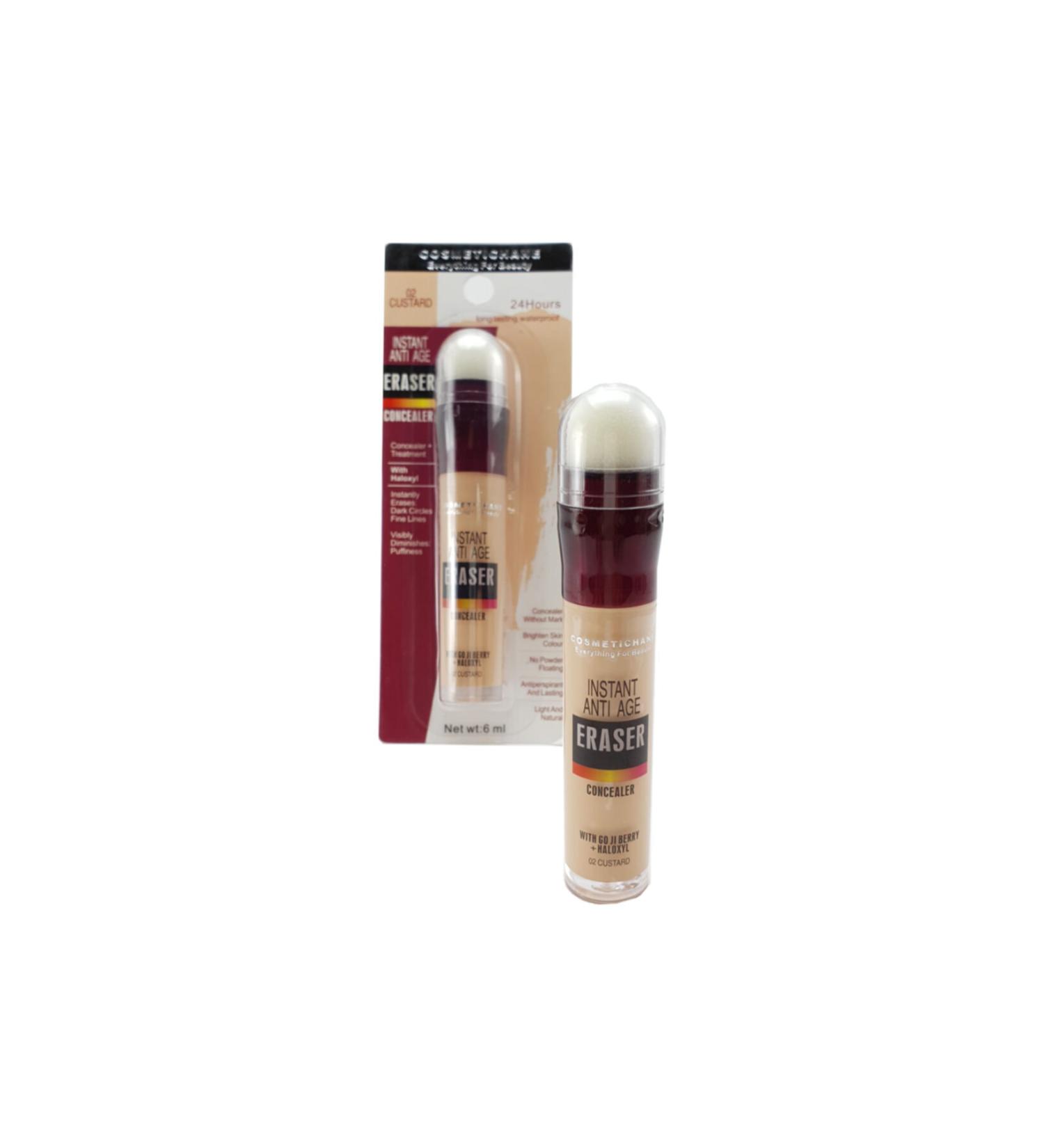 Cosmetichane Instant Anti Age Eraser Concealer - 02 Custard