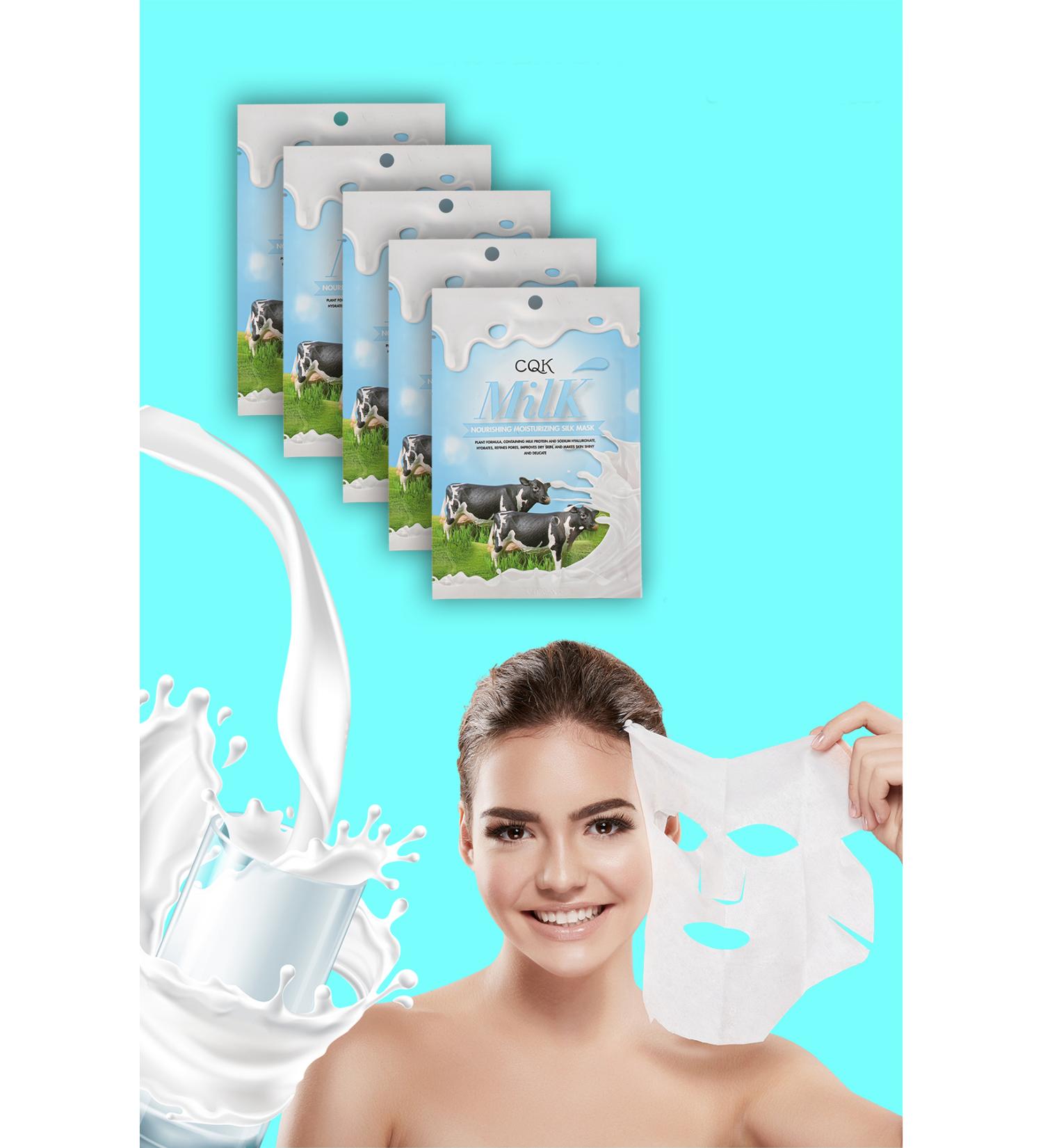 Alright 5 Pieces Milk Protein Brown Seaweed Extract Face Mask Moisture Sodium Brown Seaweed Extract ARM151