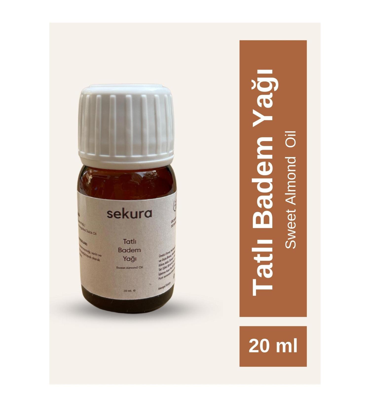 Sekura Sweet Almond Oil 0 Natural Oil Produced in Isparta Senirkent