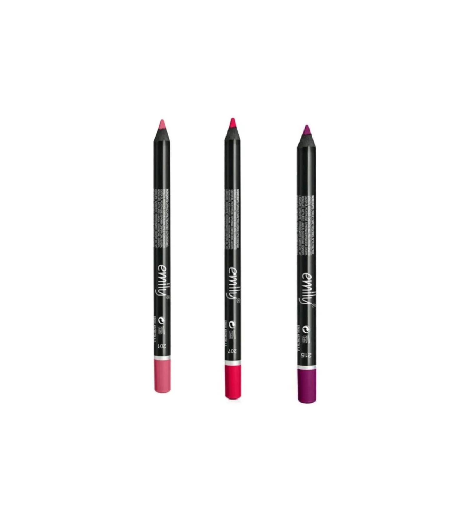 EMILY 3-Piece Lip Pencil No: 201-207-215