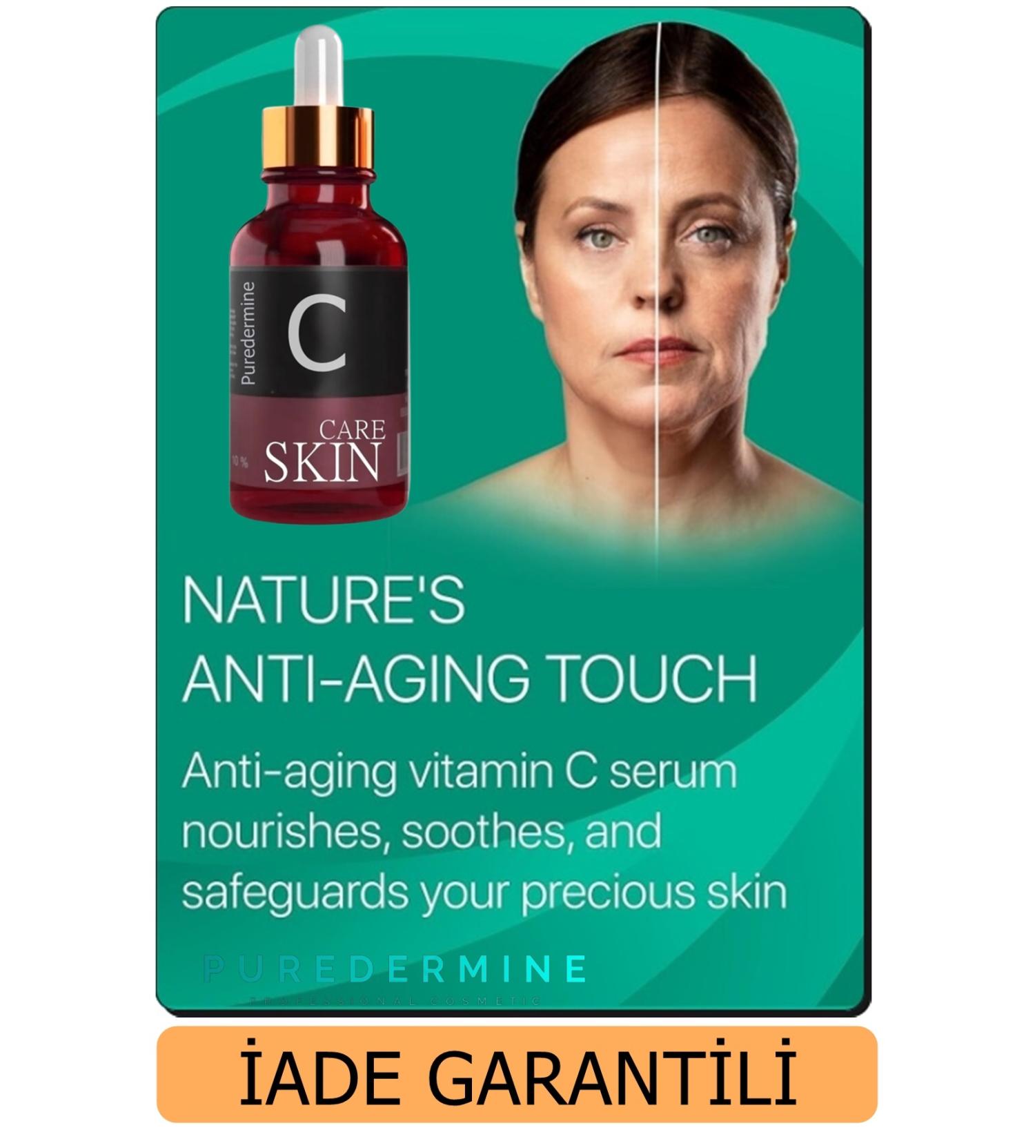 Puredermine CONCENTRATED VITAMIN C SERUM & PORE & SPOT & BRIGHTENING & UNCONDITIONAL RETURN GUARANTEE - Buy Online on GoSupps.com