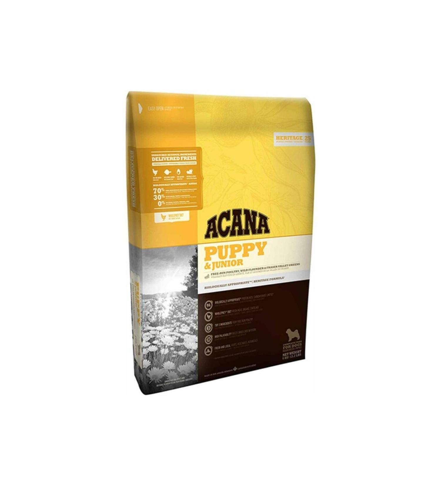 Acana Heritage Puppy Junior Puppy Food 11.4 Kg