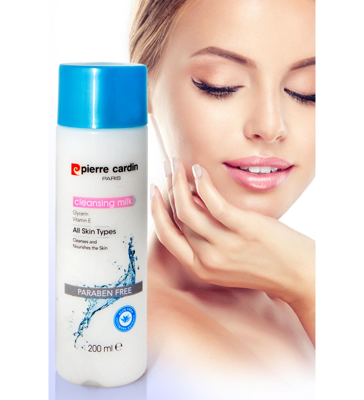 Pierre Cardin Face Cleansing Milk 200 ml - Moisturizing Face Cleansing Milk