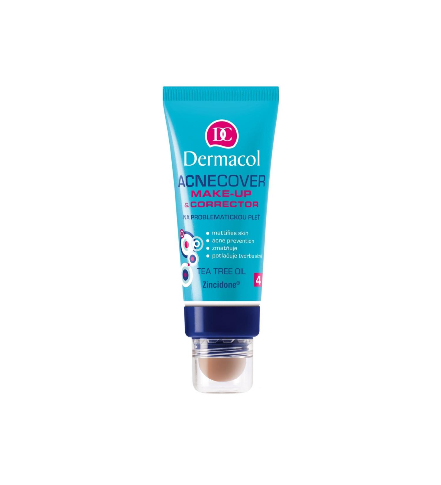 Dermacol Acnecover Make-up And Corrector/acne Concealer Foundation And Corrector 1281 No.4