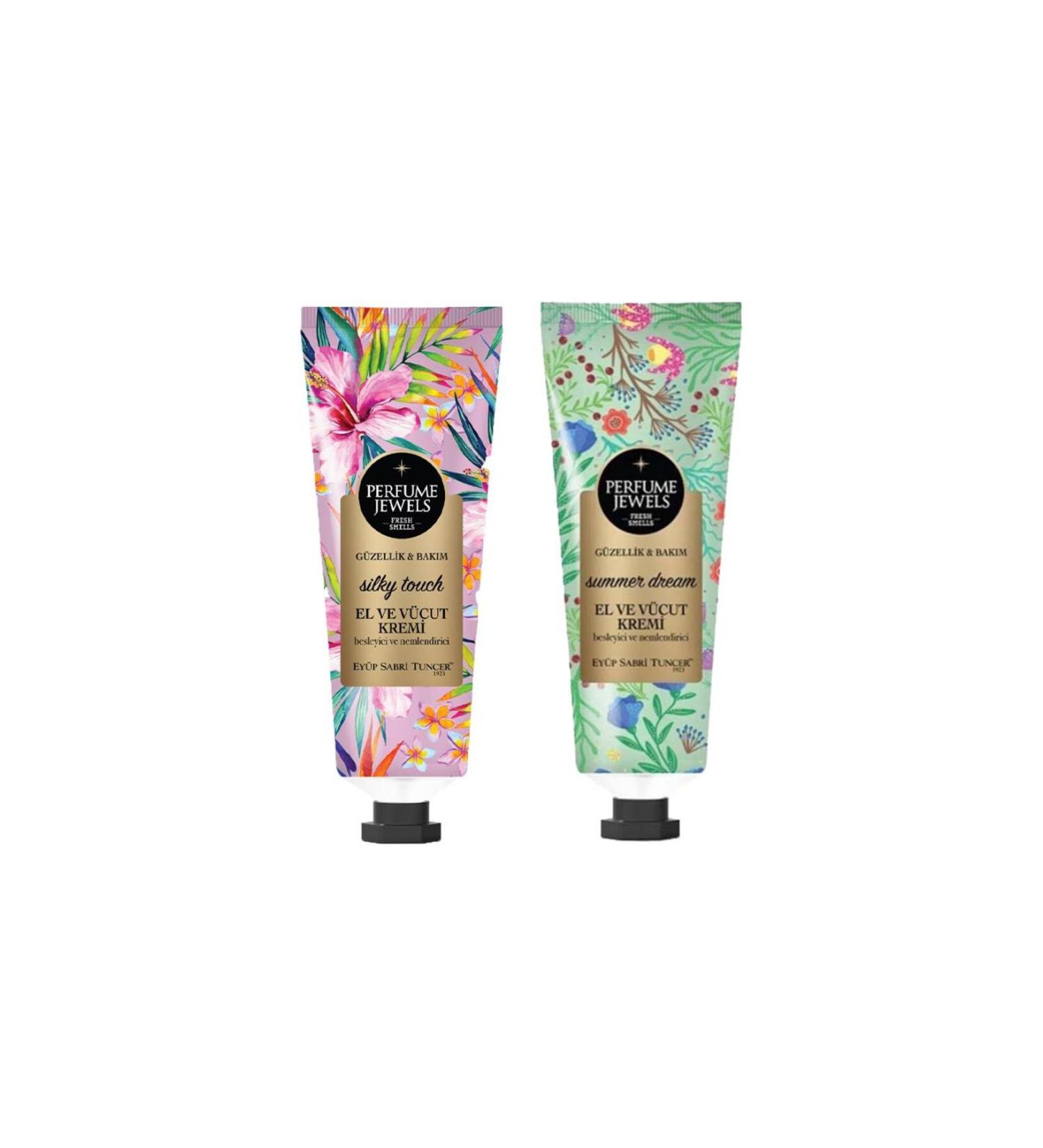 Ey p Sabri Tuncer Pj Hand and Body Cream Silky Touch and Summer Dream Tube 50 ml
