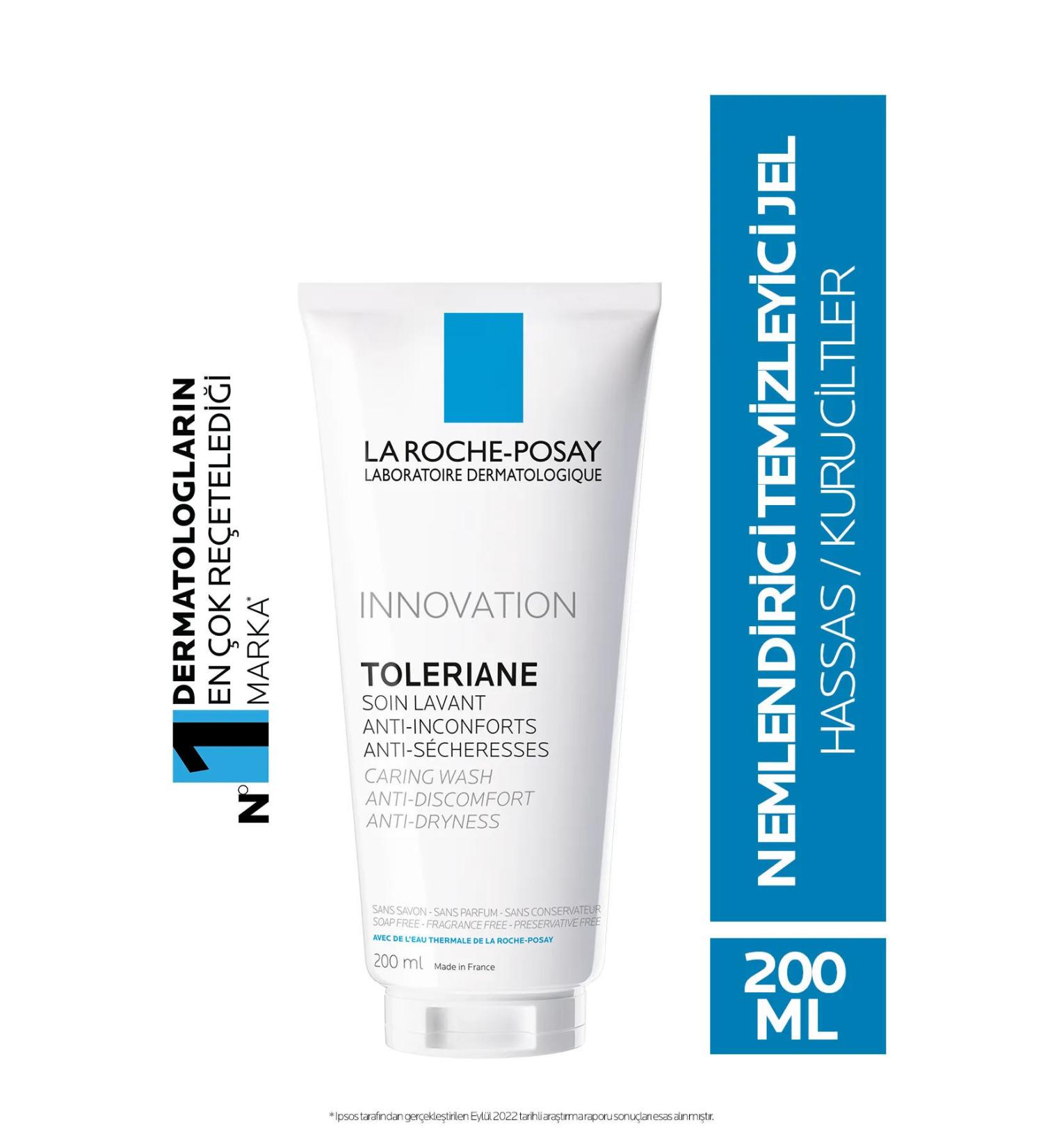 La Roche Posay Toleriane Caring Wash Moisturizing Cleansing Gel for Dry Skin 200 ml - Buy Online on GoSupps.com