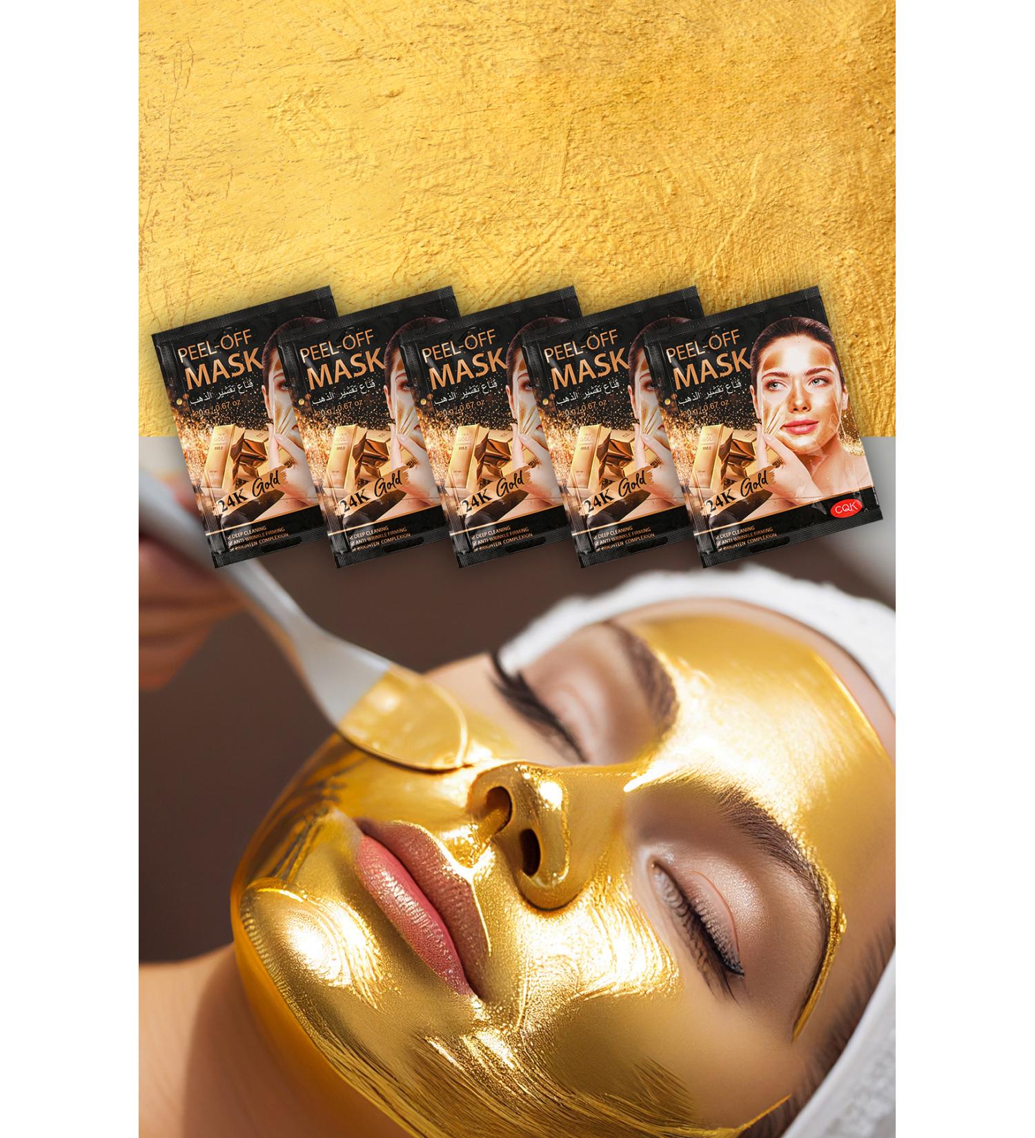 Alright 5 Pieces 24K Collagen Witch Hazel Oil Blackhead Face Mask Witch Hazel Mask XLM694