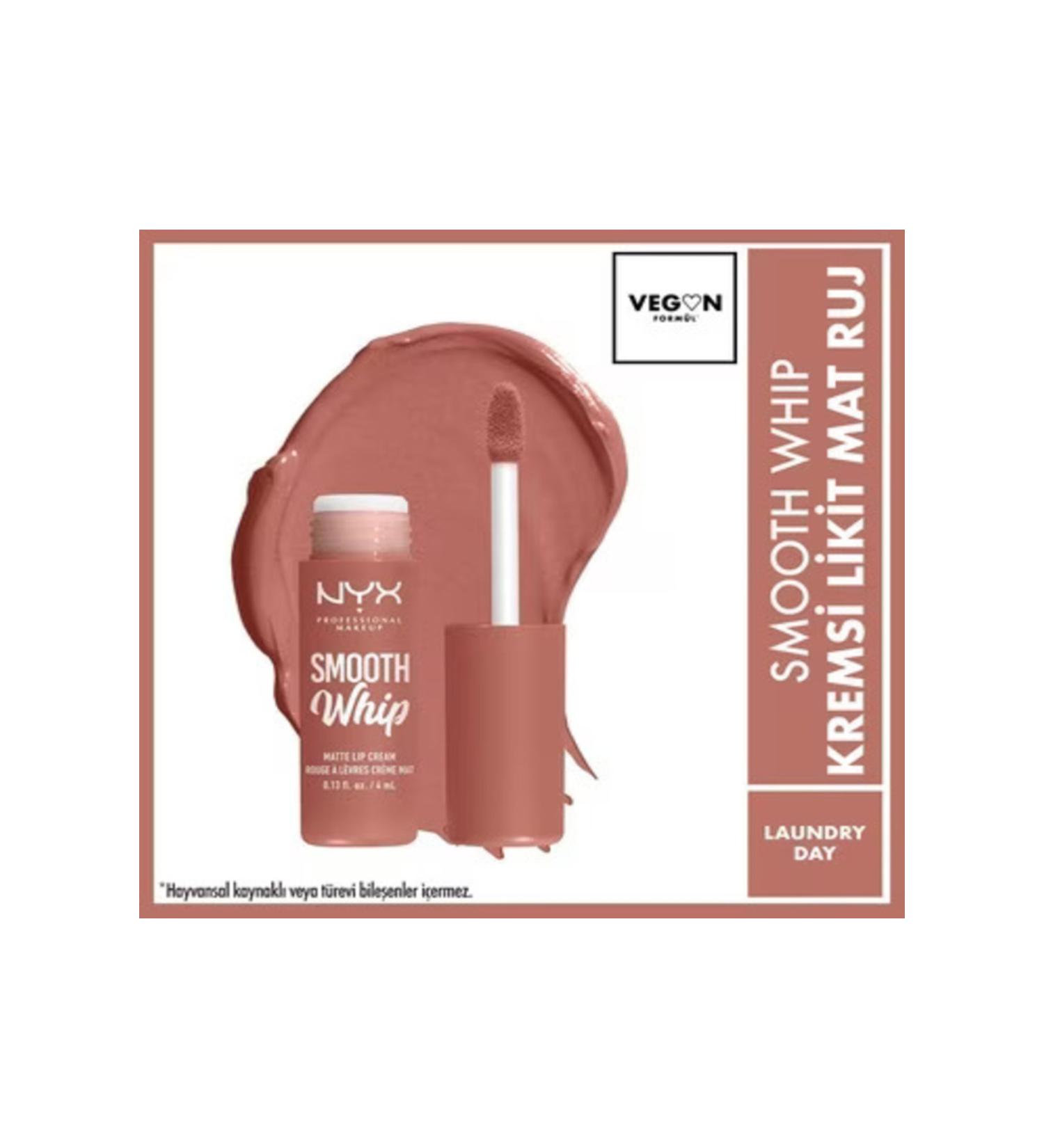 NYX Professional Makeup Smooth Whip Creamy Liquid Matte Lipstick Laundry Day