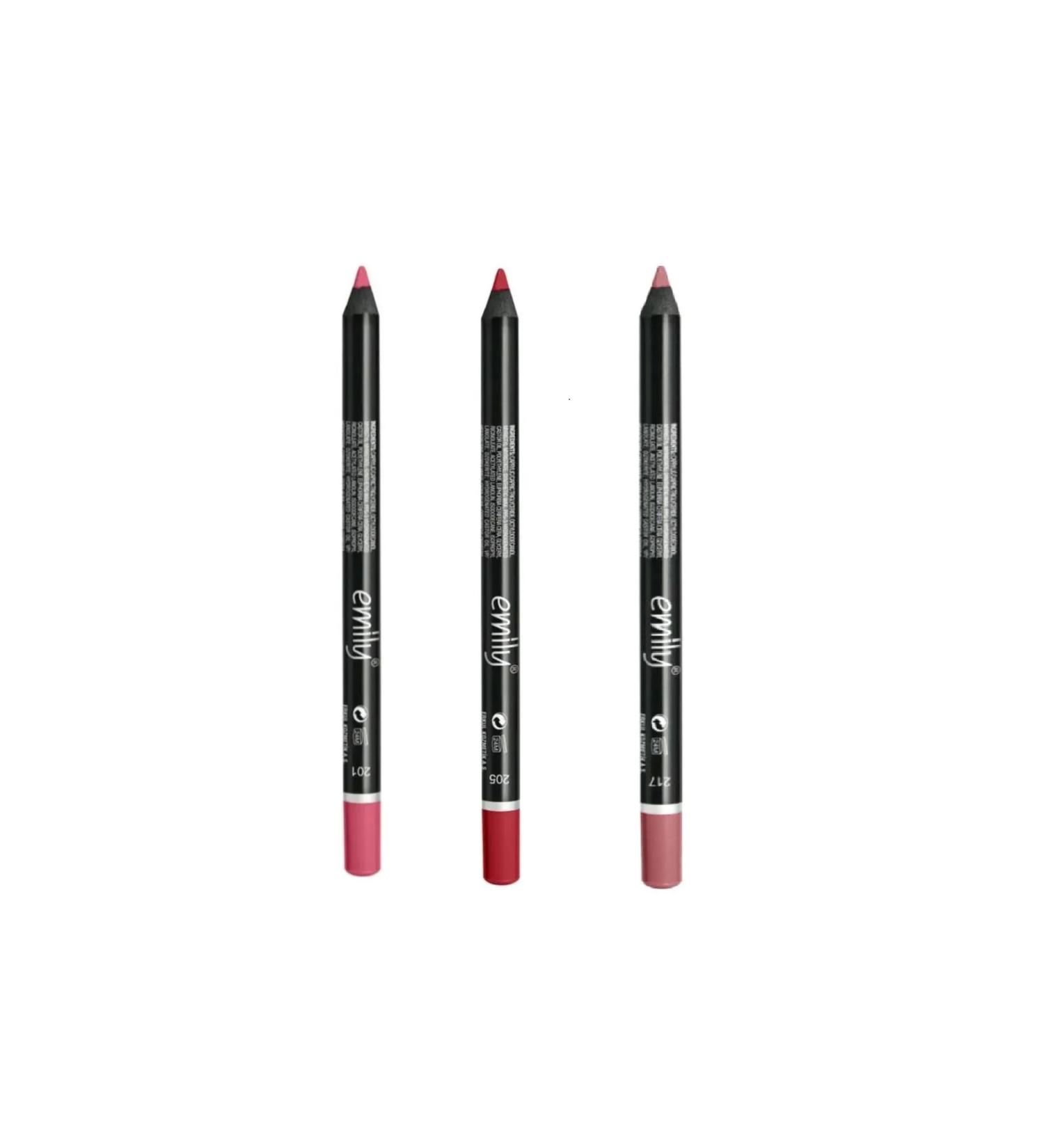 EMILY 3-PACK LIP PENCIL NO: 201-205-217
