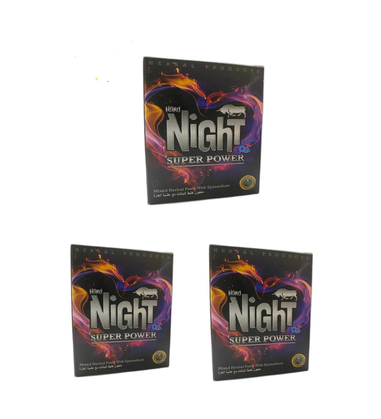 As Ya am Shopping 3 Boxes Night Super Power Tribulus Maca Ginseng Molasses Paste 230 Gr