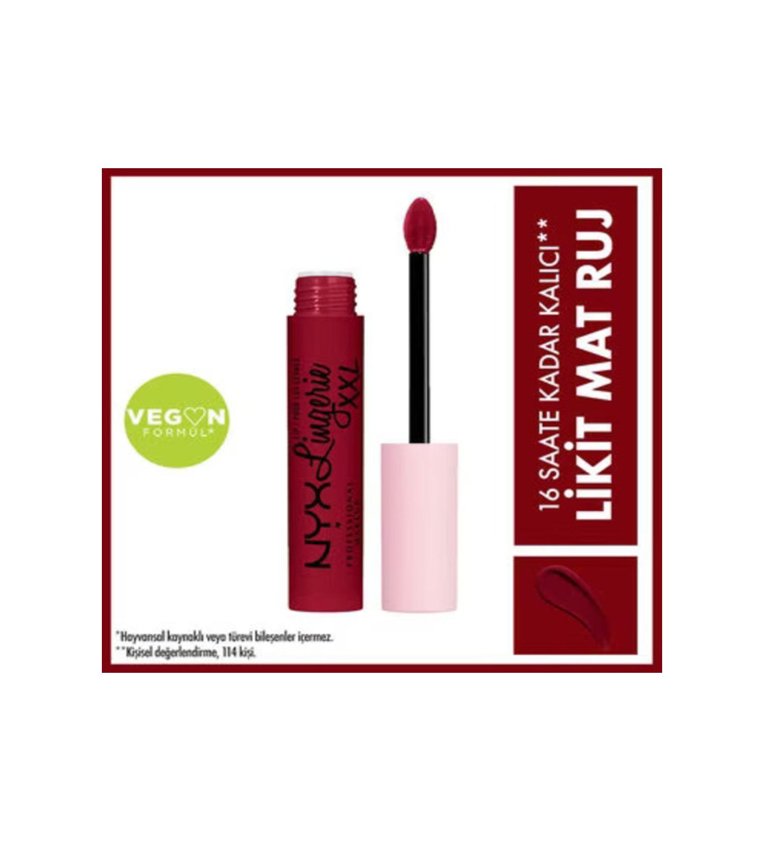 NYX Professional Makeup Lip Lingerie XXL Liquid Lipstick