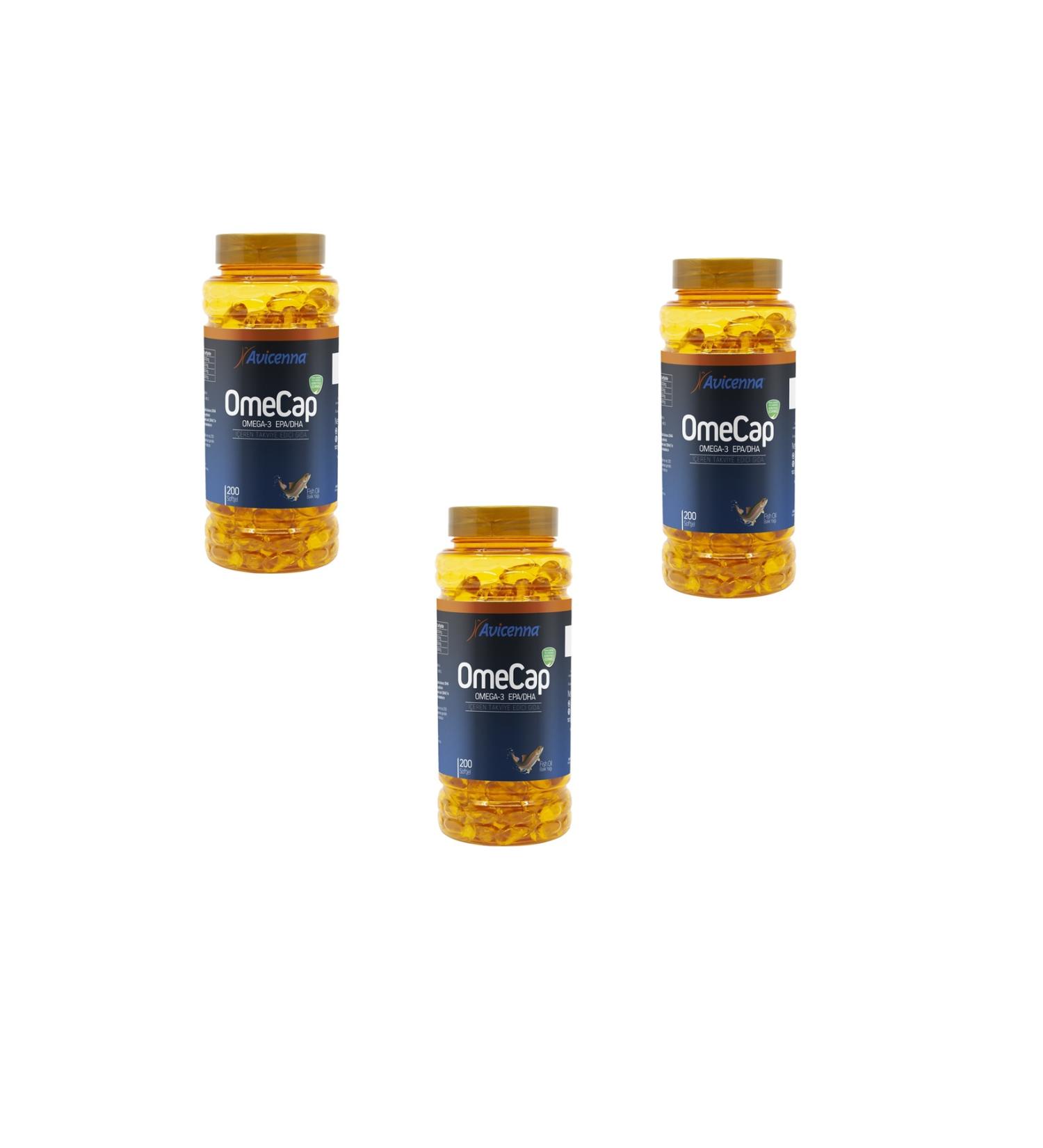 Avicenna Omecap 200 Soft Gel 3 Pieces