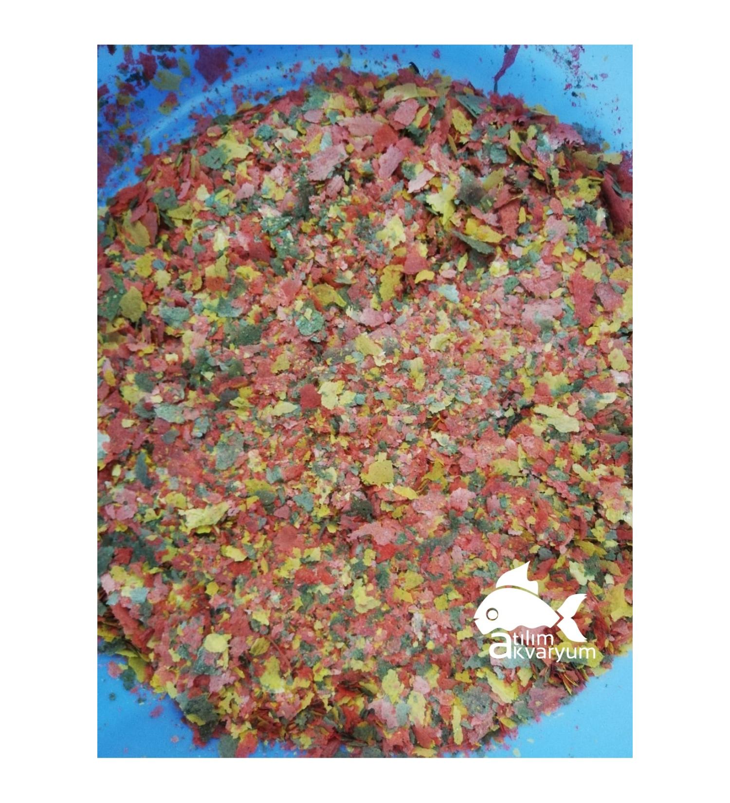At l m Aquarium Guppy Swordfish Molly Tetra Tropical and Livebearer Fish Food Mixed 100 grams