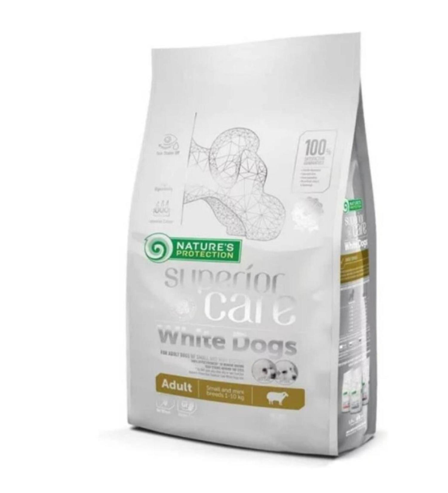 Nature's Protection Np Superior Care White Dogs Adult Lamb Dog Food 10 Kg