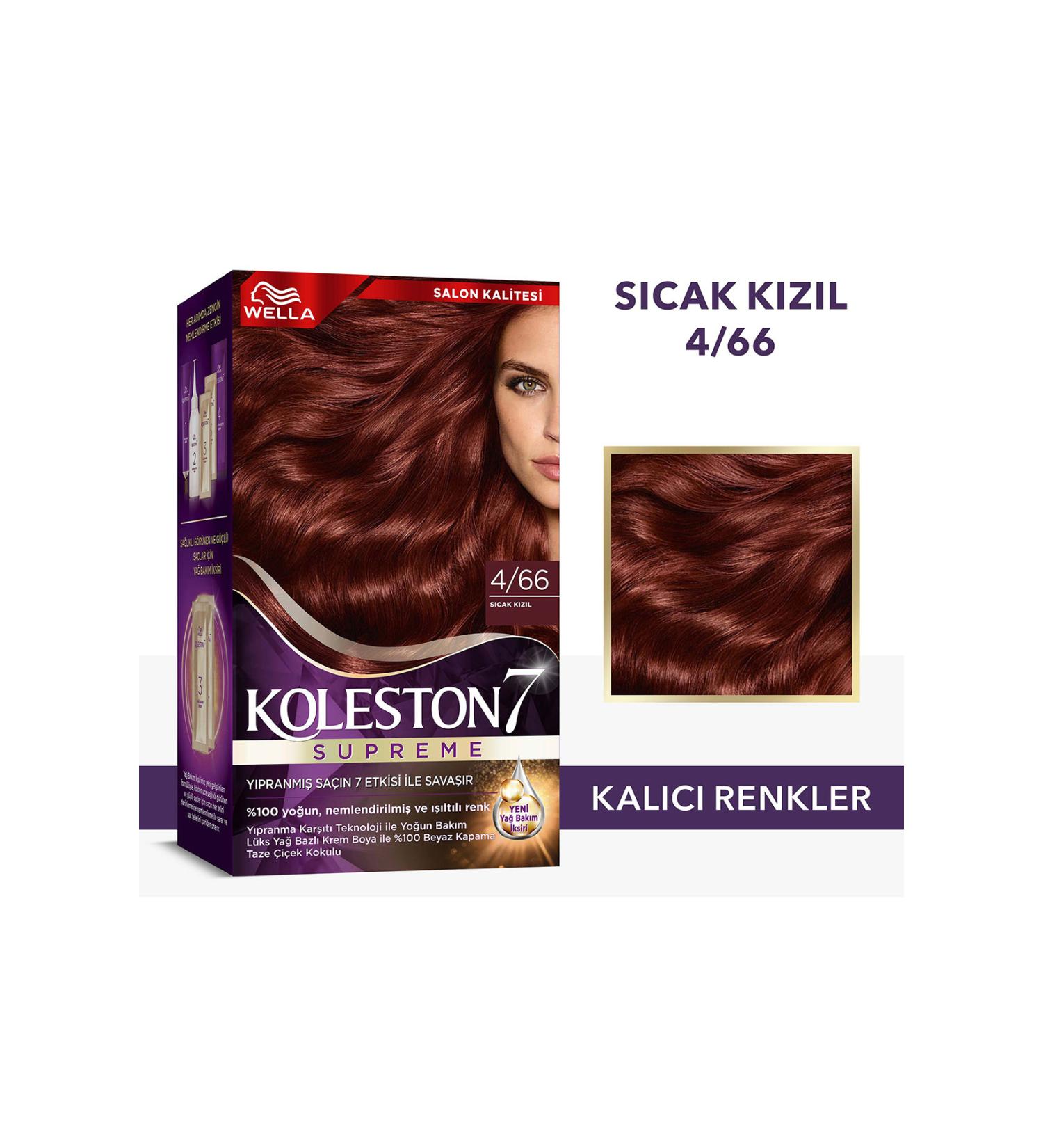 Wella Koleston Supreme Hair Dye 4/66 Warm Red - Buy Online on GoSupps.com