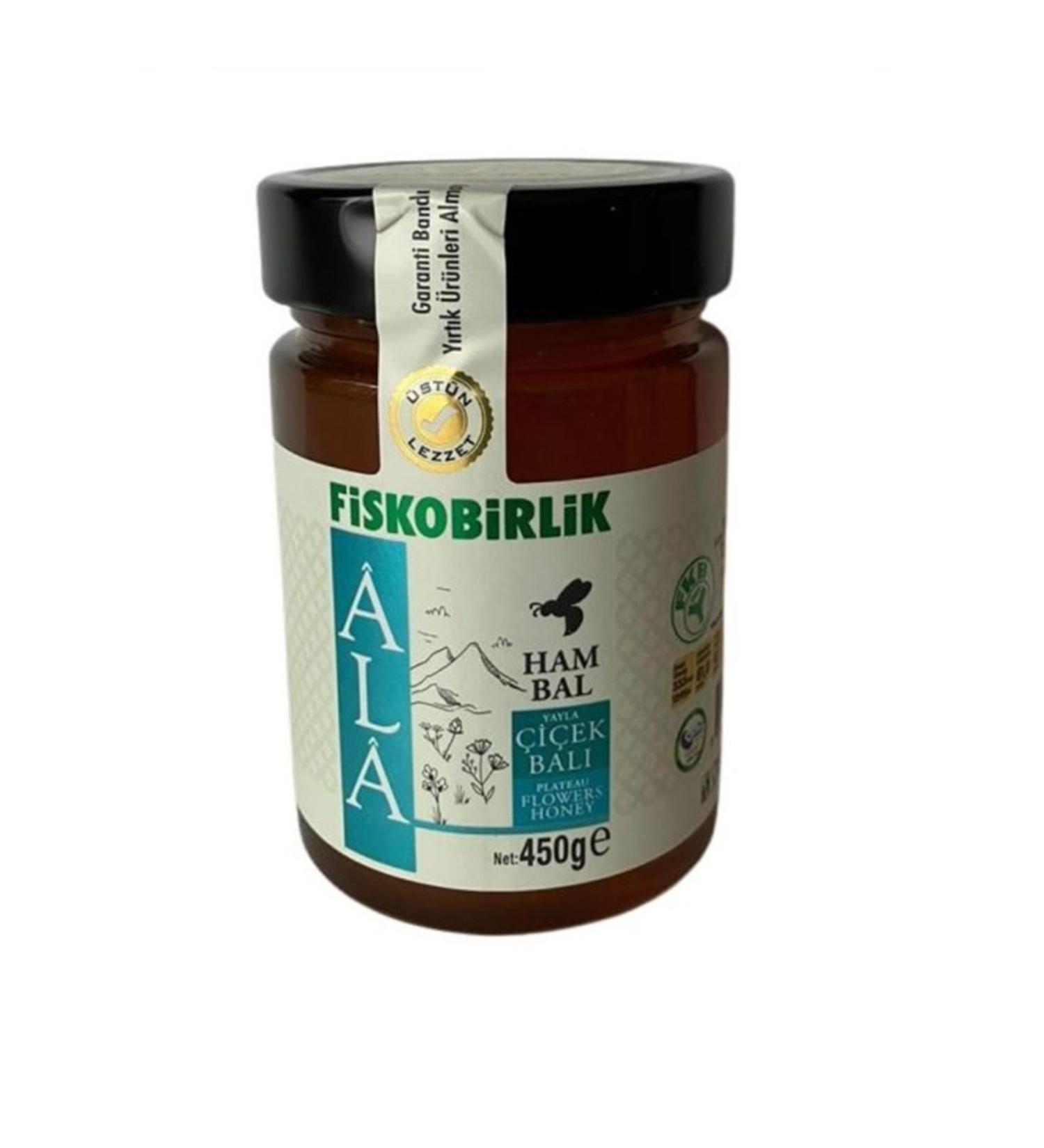 Fiskobirlik F SKOB RL K ALA RAW HIGHLAND HONEY 450 GR