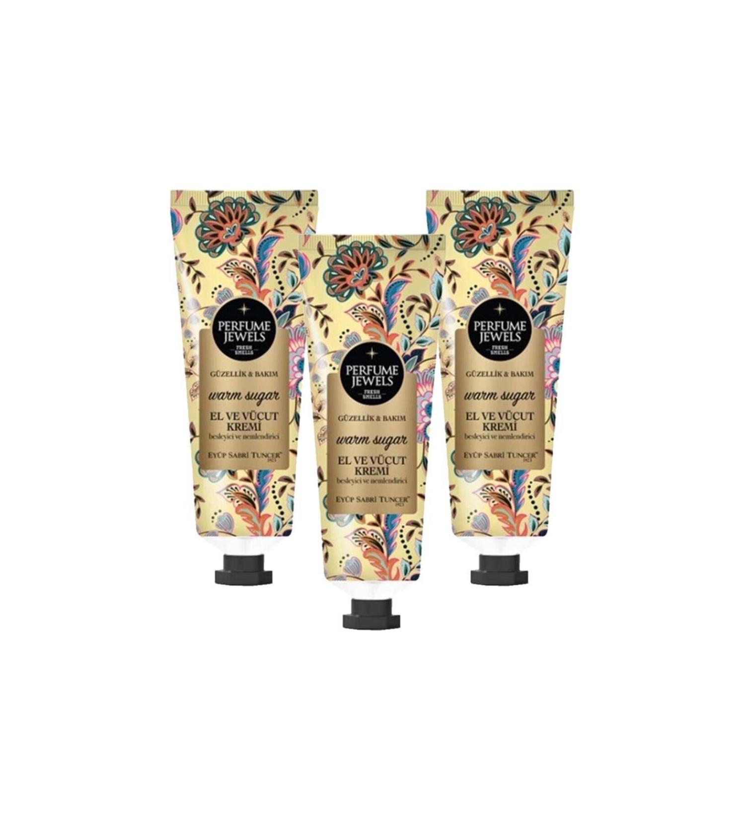 Ey p Sabri Tuncer Pj Hand and Body Cream Warm Sugar 50 ml Tube X 3
