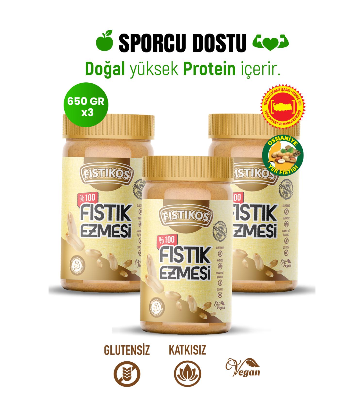 PISTACHIOS 3 Pcs 0 Sugar-Free Peanut Butter