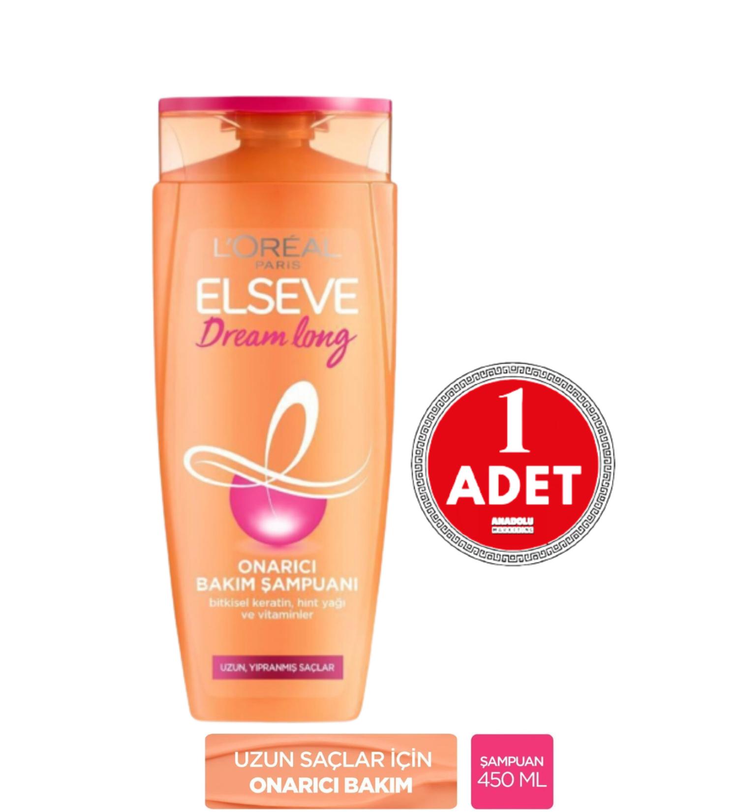 Elseve L'Oreal Paris Elseve Dream Long Repair Care Shampoo 450 ml 1 Piece - Buy Online on GoSupps.com