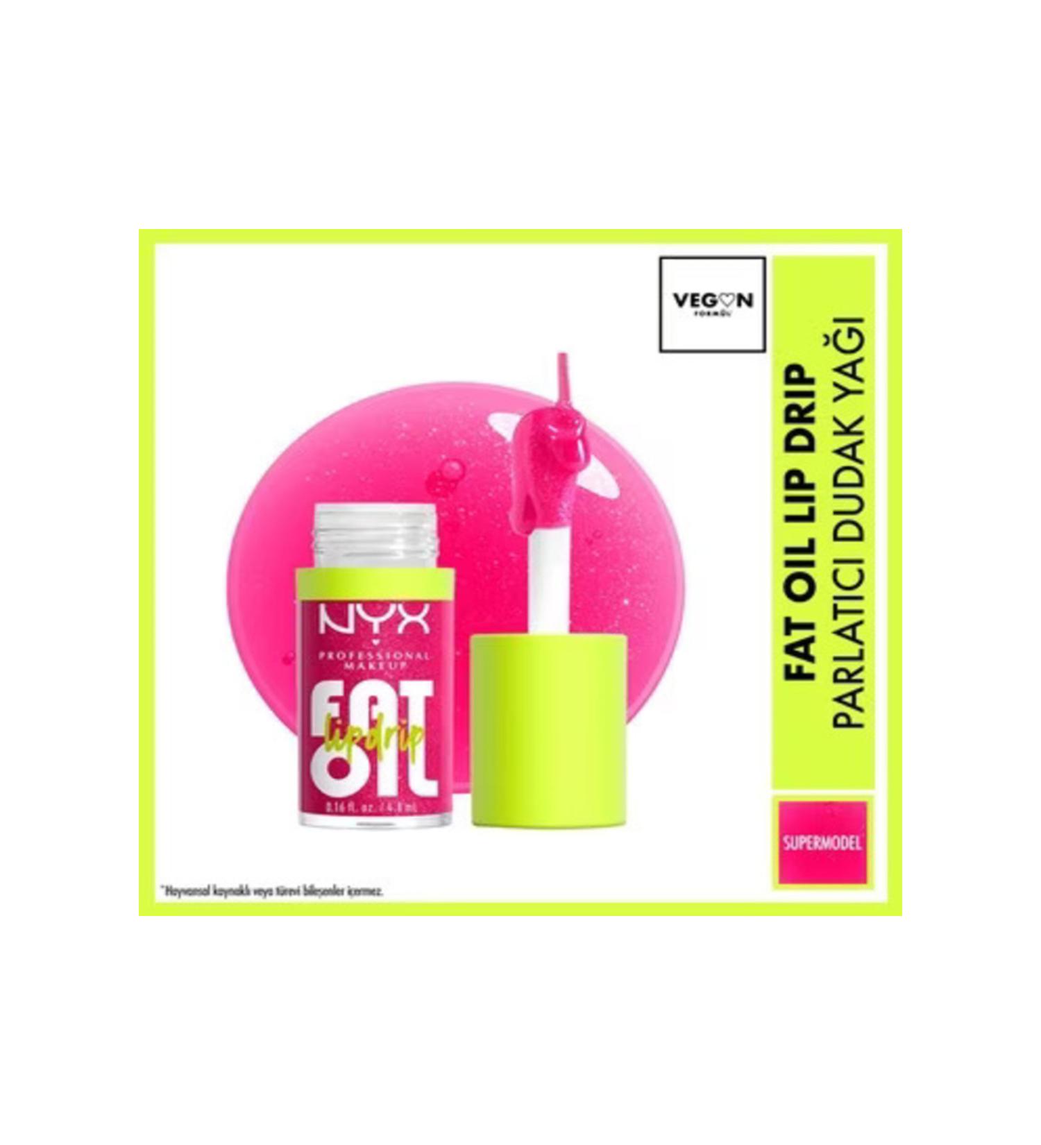 NYX Professional Makeup Fat Oil Lip Drip Shine Lip Oil Supermodel 4.8