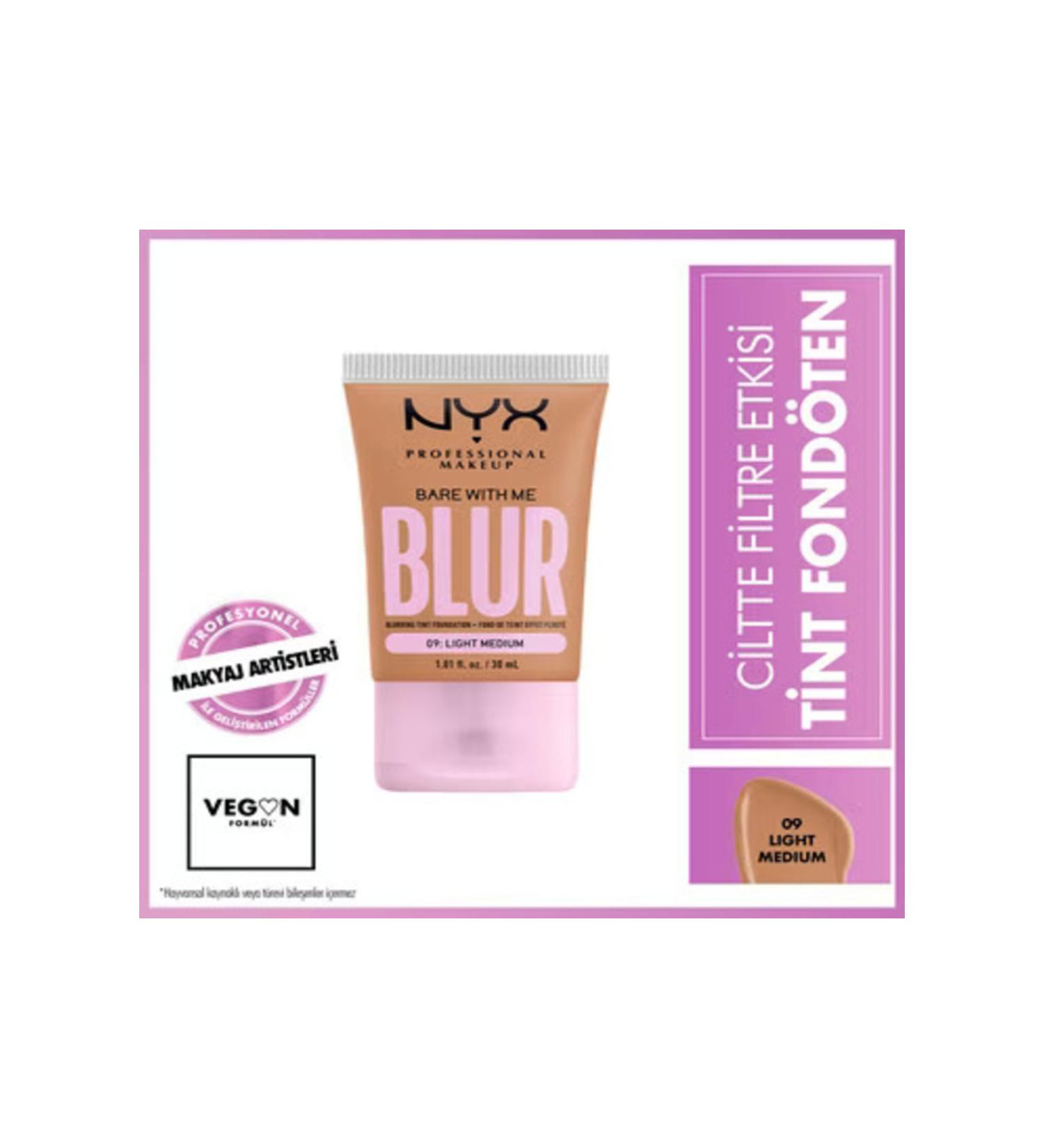 NYX Professional Makeup Blur Tint Foundation 09 Light Medium