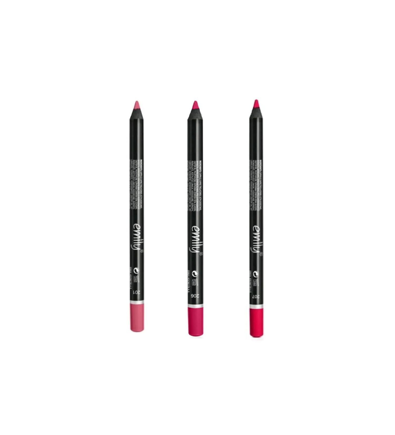 EMILY EMILY 3-PACK LIP PENCIL NO: 201-206-207
