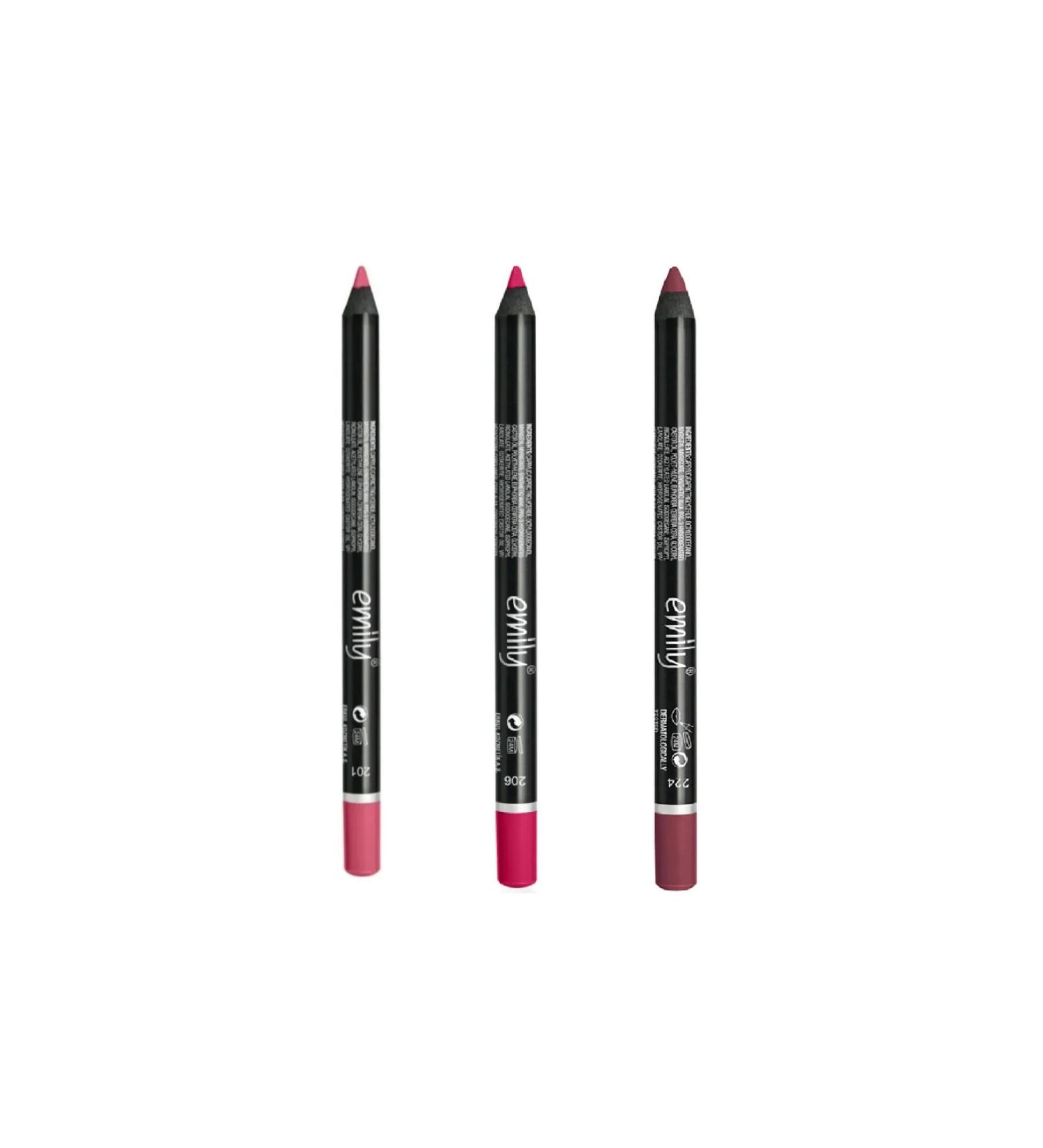 EMILY EMILY 3-PACK LIP PENCIL NO: 201-206-224