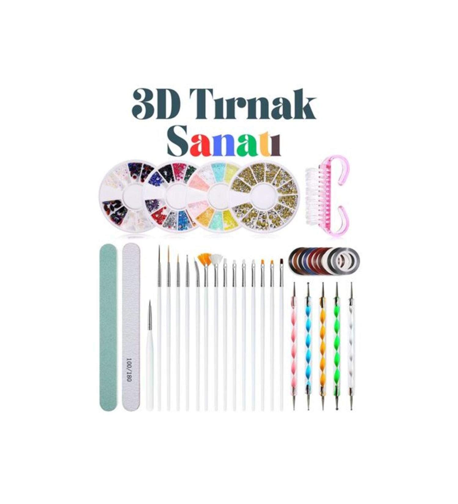 Transformacion 3D False Nail Decoration Kit 718485