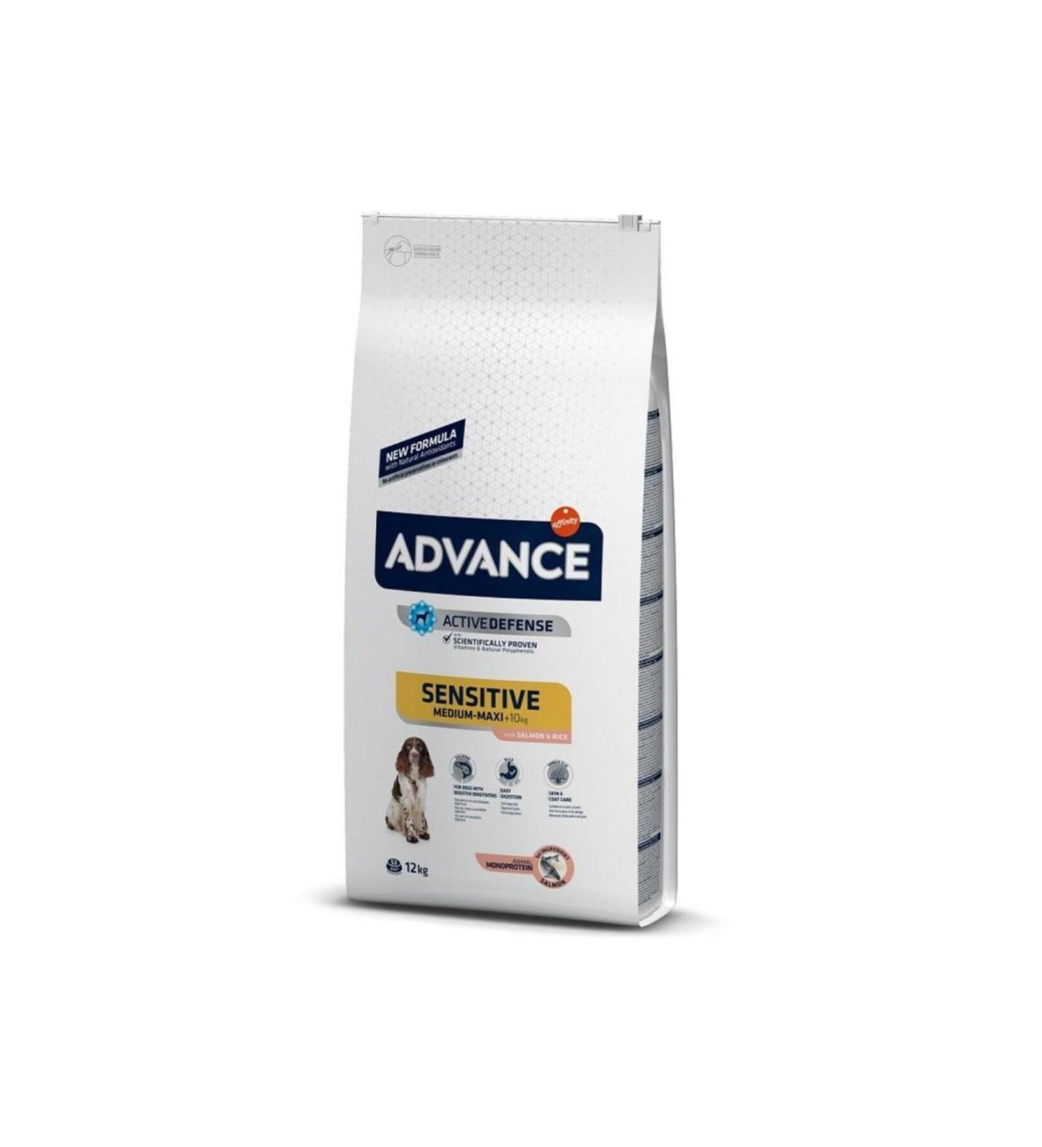 Advance Dog Sensitive Salmon Rice Sensitive Adult Dog Food 12kg