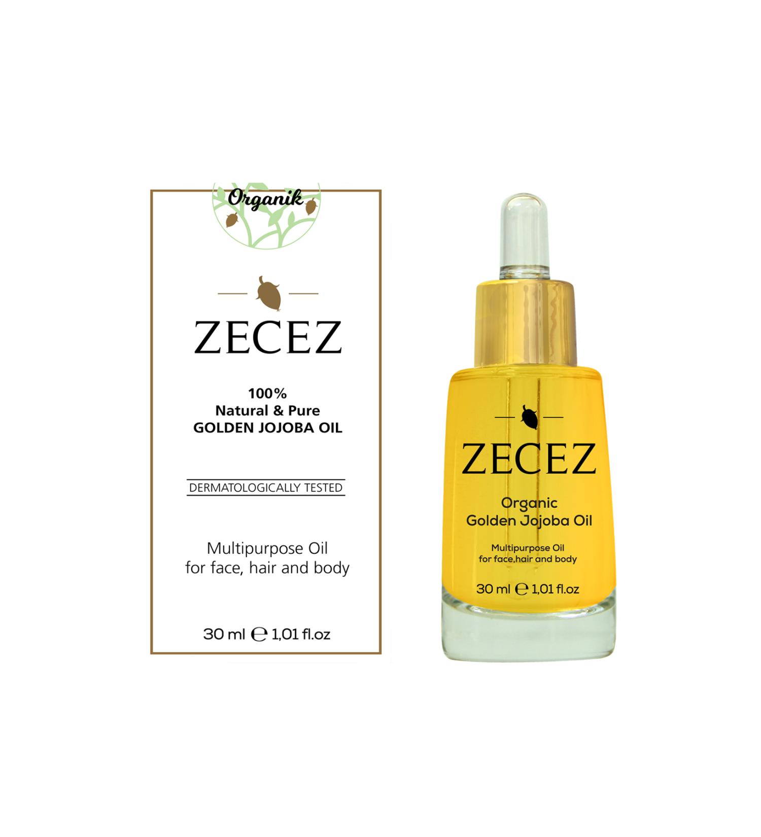 ZECEZ Organic Jojoba Oil 30ml - Buy Online on GoSupps.com